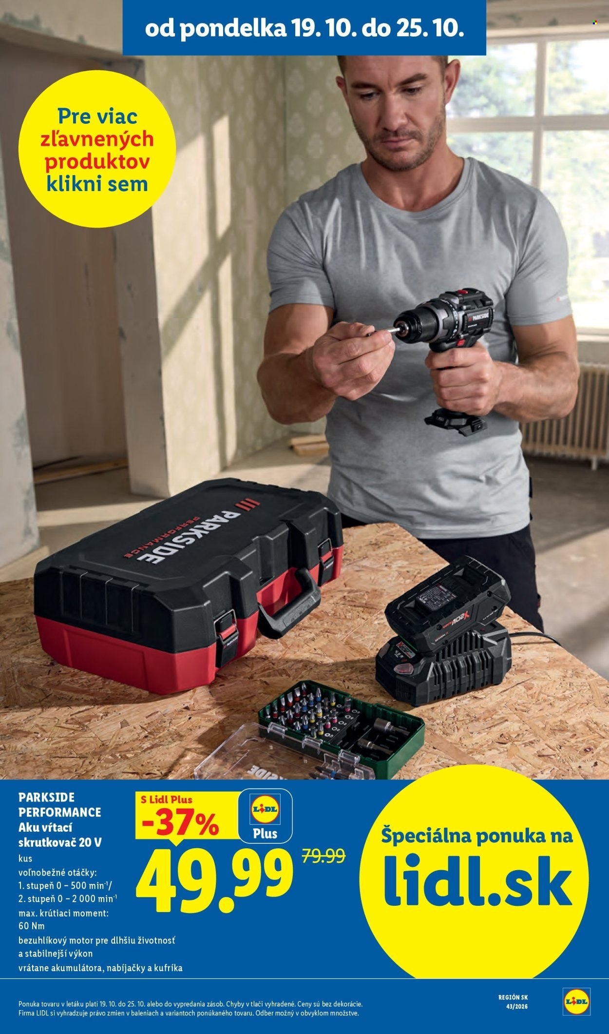 LIDL leták - Od pondelka 19.10.2026