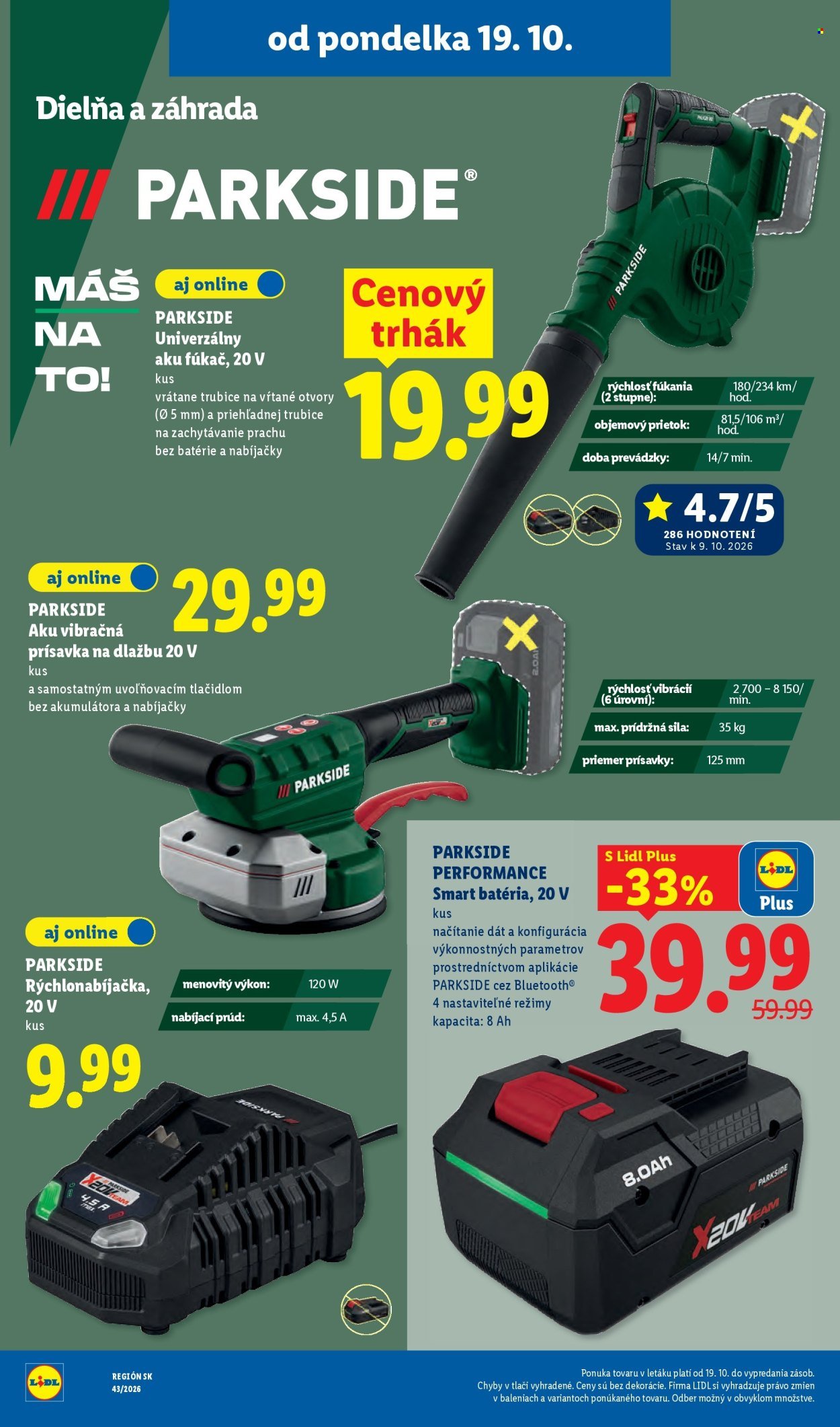 LIDL leták - Od pondelka 19.10.2026