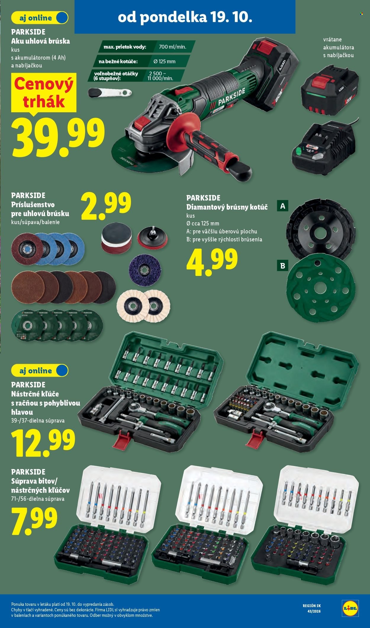 LIDL leták - Od pondelka 19.10.2026