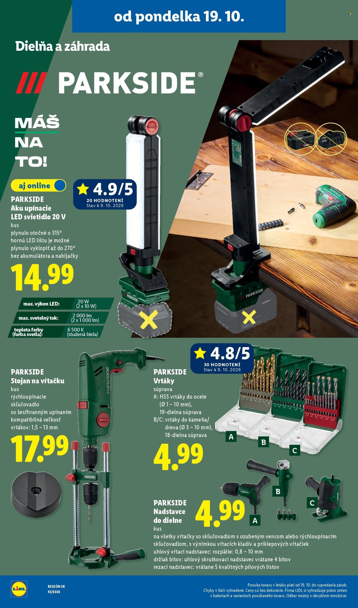 LIDL leták - Od pondelka 19.10.2026