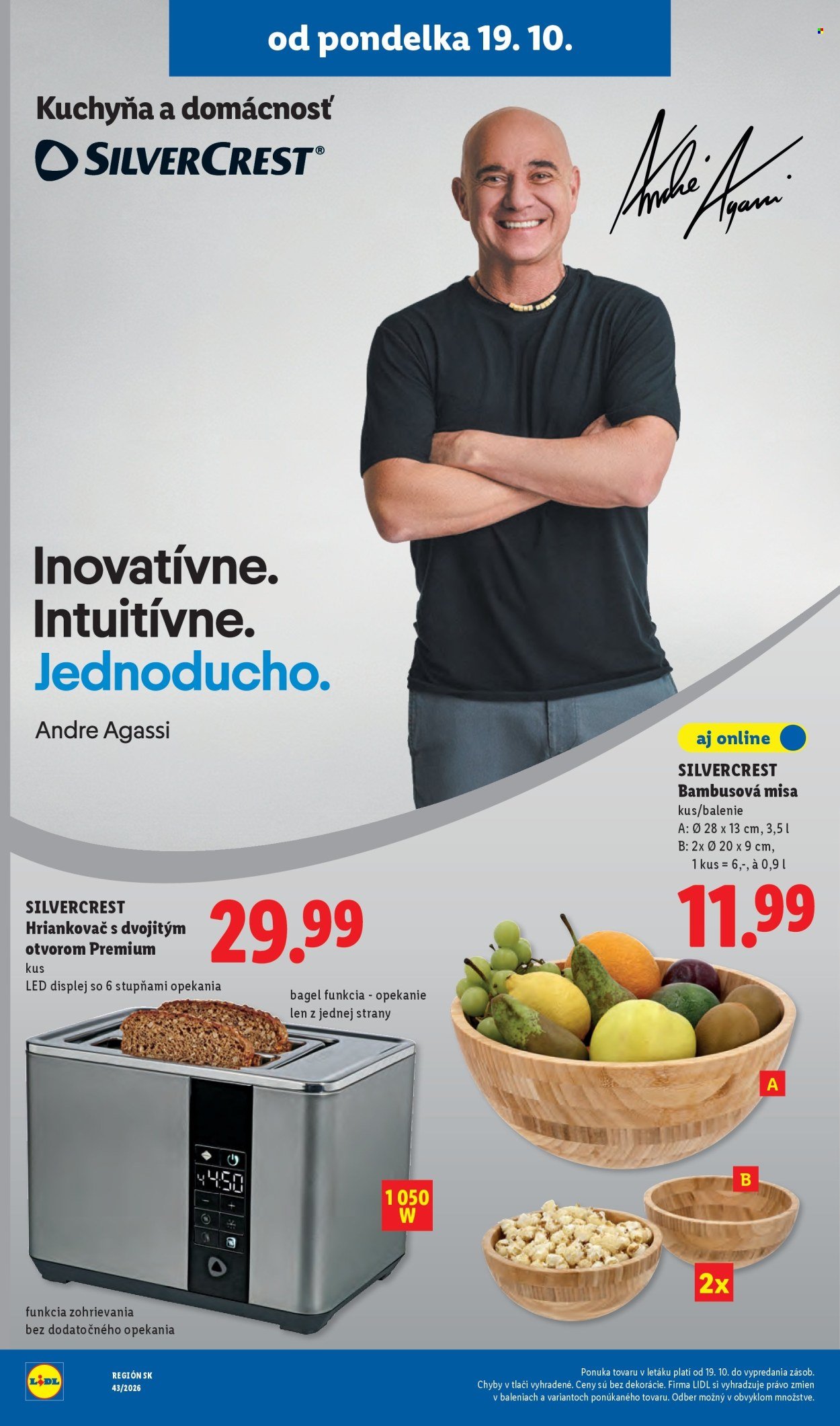 LIDL leták - Od pondelka 19.10.2026