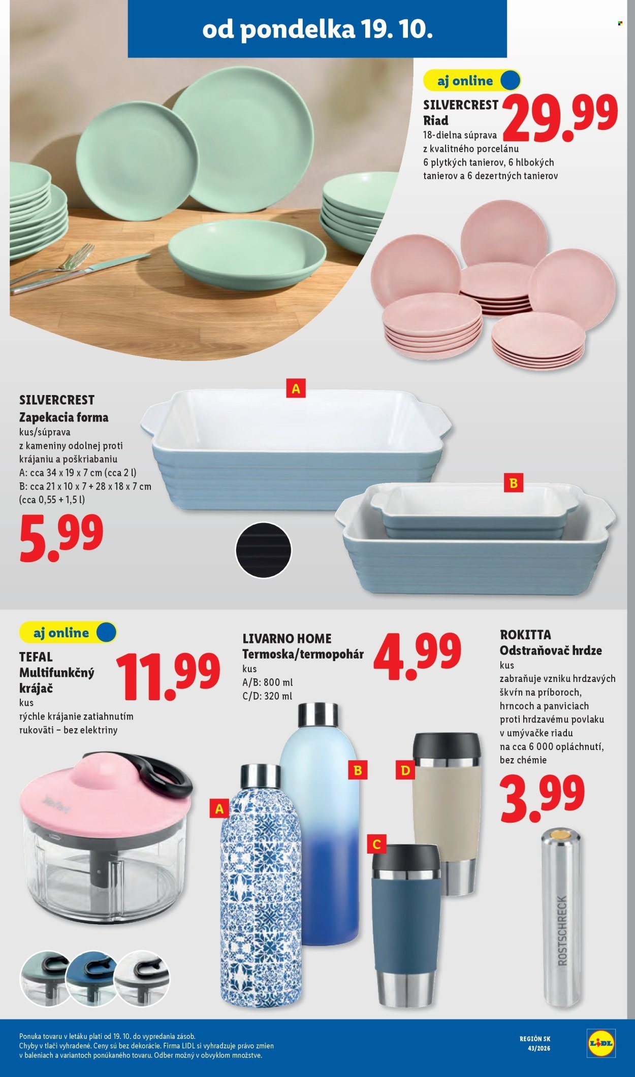 LIDL leták - Od pondelka 19.10.2026
