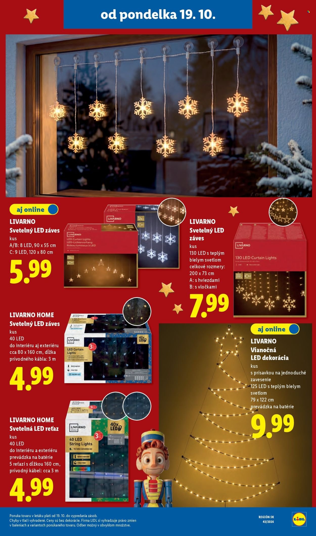 LIDL leták - Od pondelka 19.10.2026