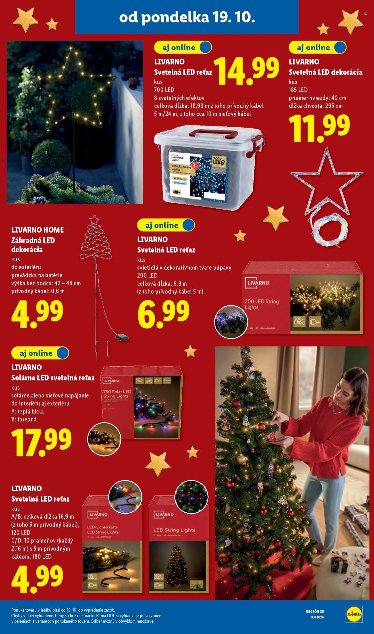LIDL leták - Od pondelka 19.10.2026