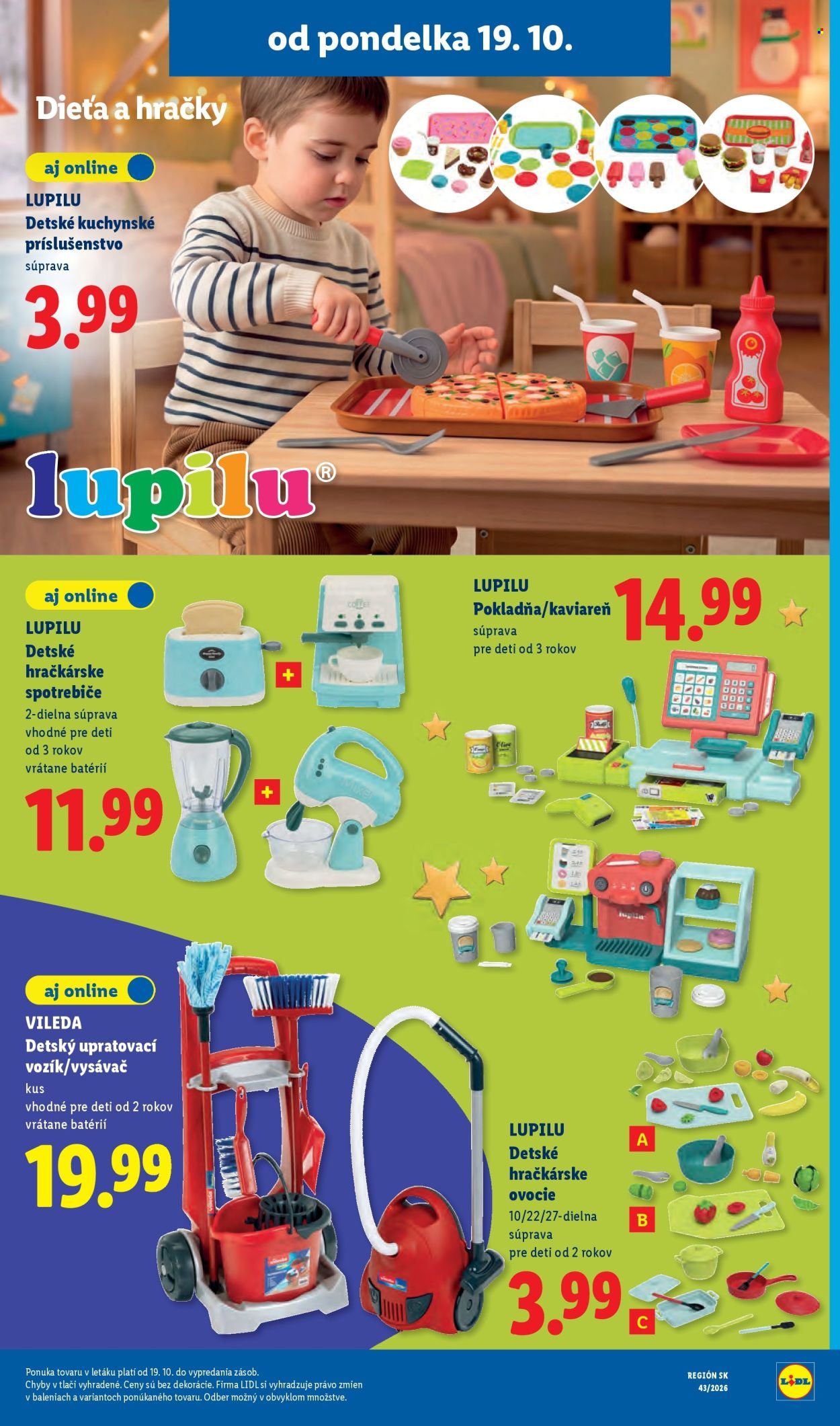 LIDL leták - Od pondelka 19.10.2026