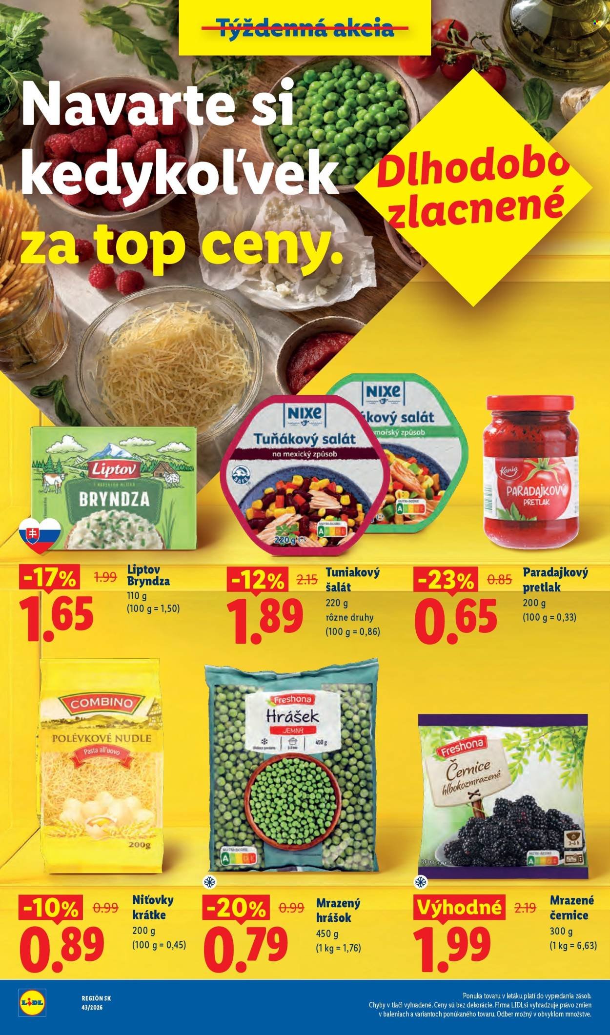 LIDL leták - Od pondelka 19.10.2026