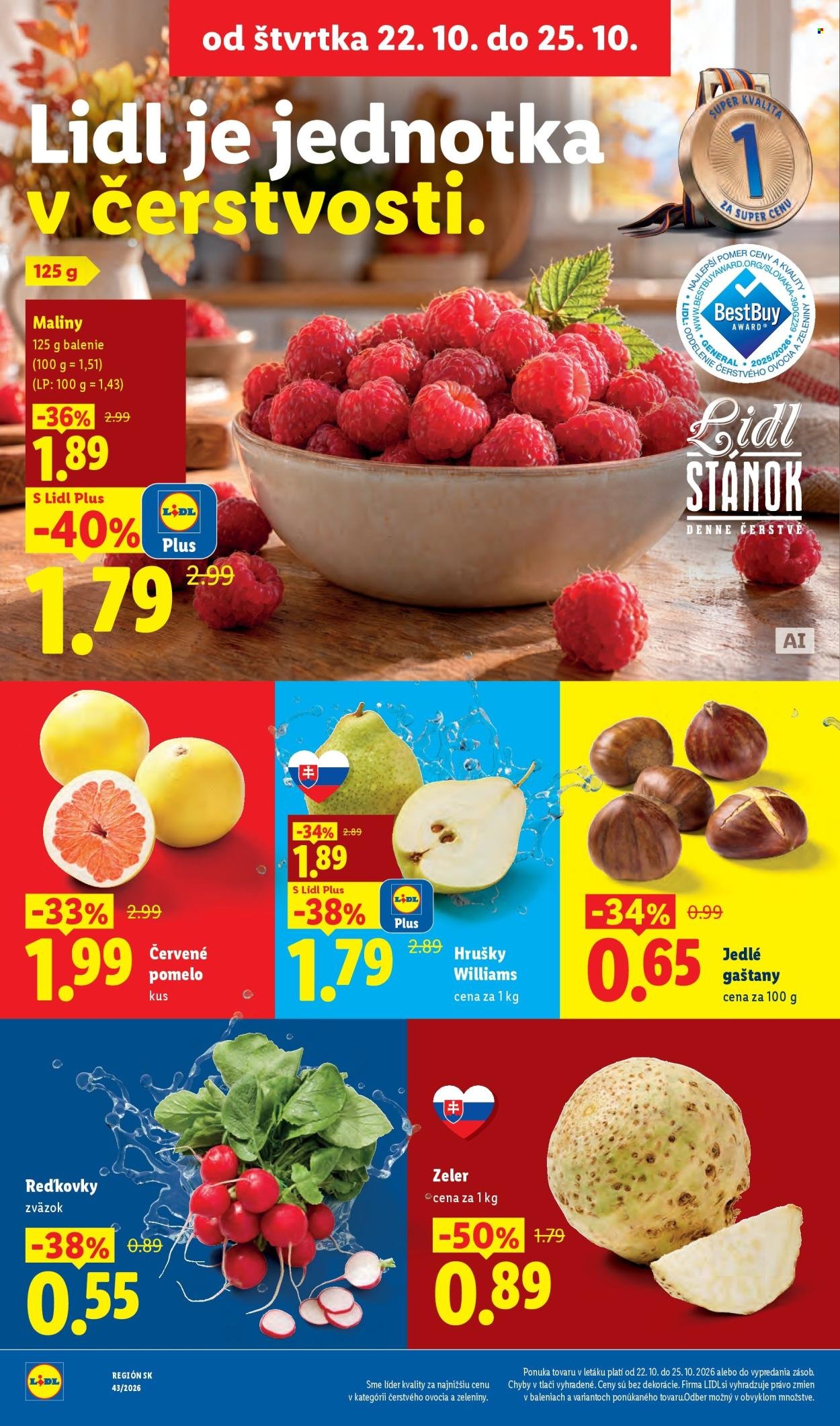 LIDL leták - Od pondelka 19.10.2026