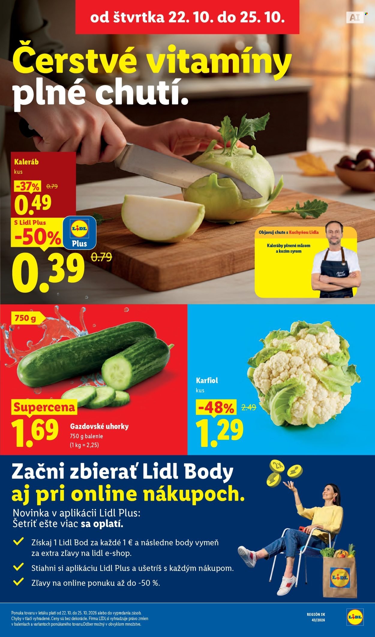 LIDL leták - Od pondelka 19.10.2026