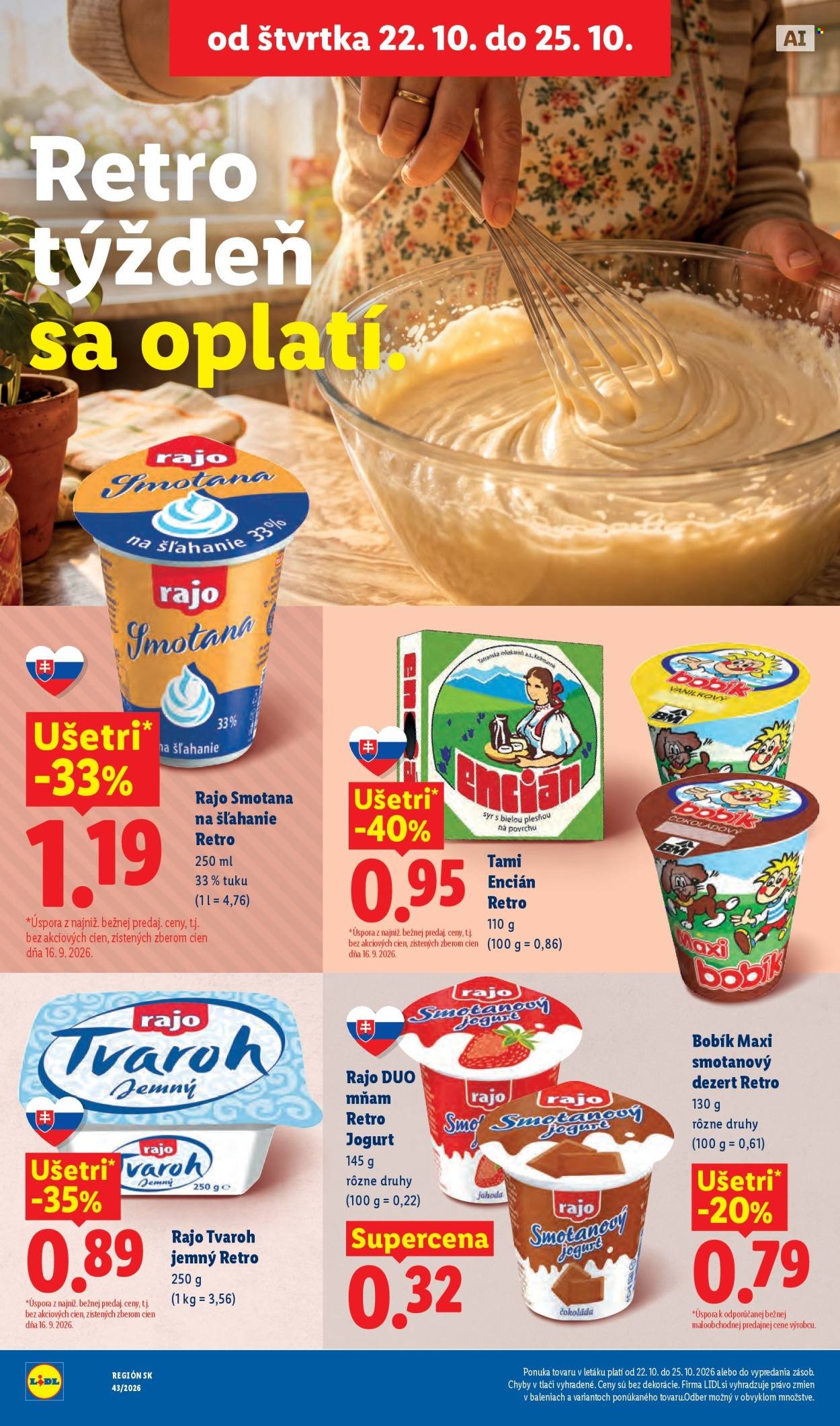 LIDL leták - Od pondelka 19.10.2026