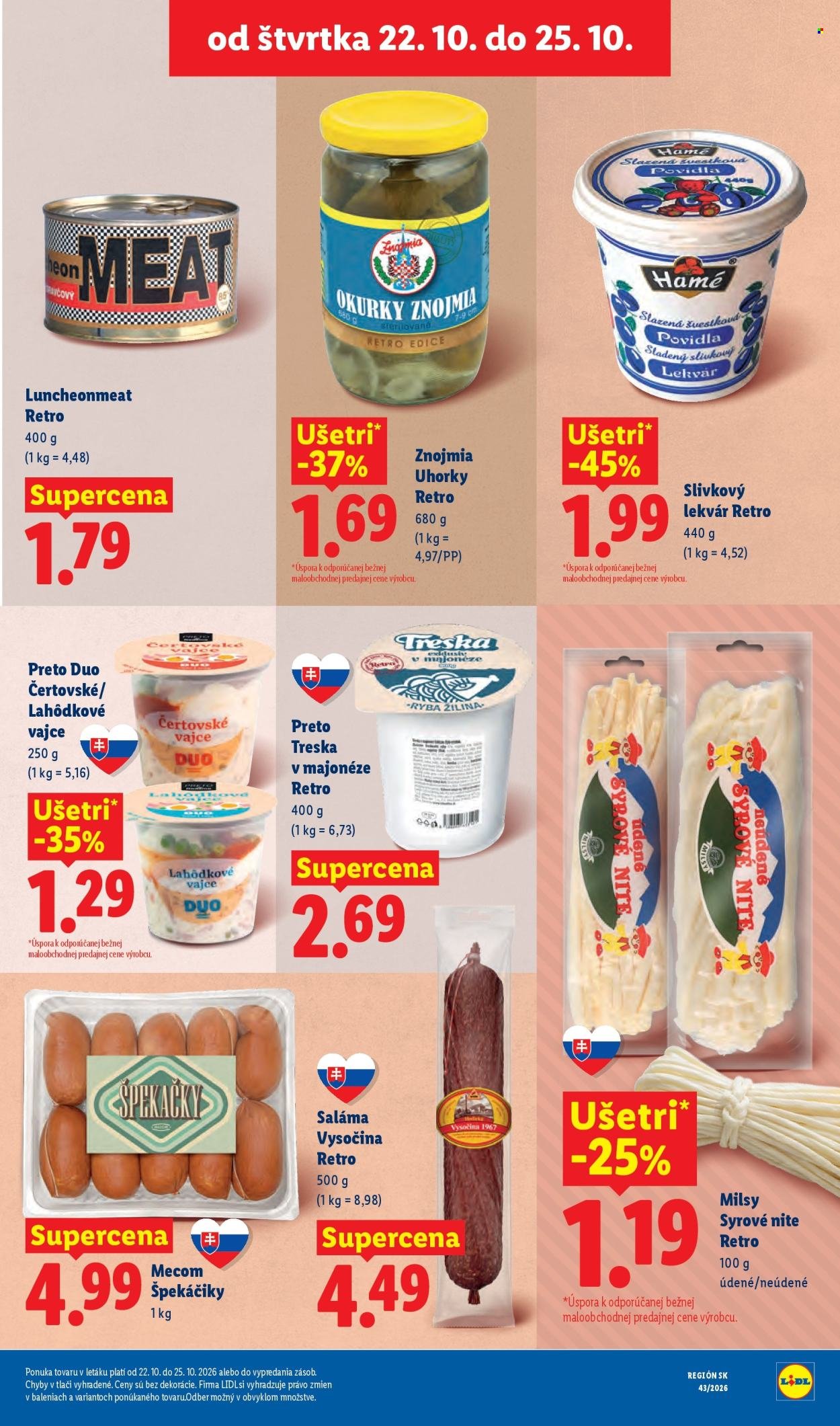 LIDL leták - Od pondelka 19.10.2026