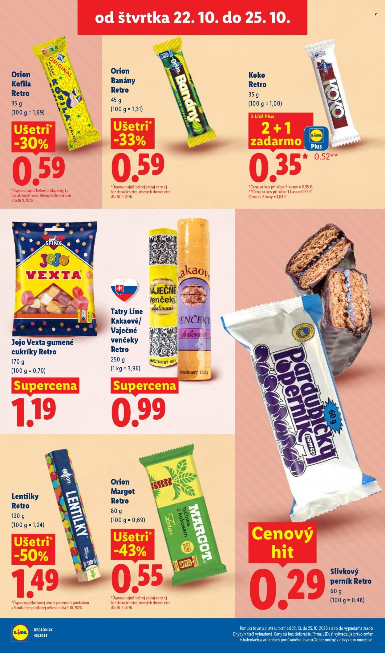 LIDL leták - Od pondelka 19.10.2026
