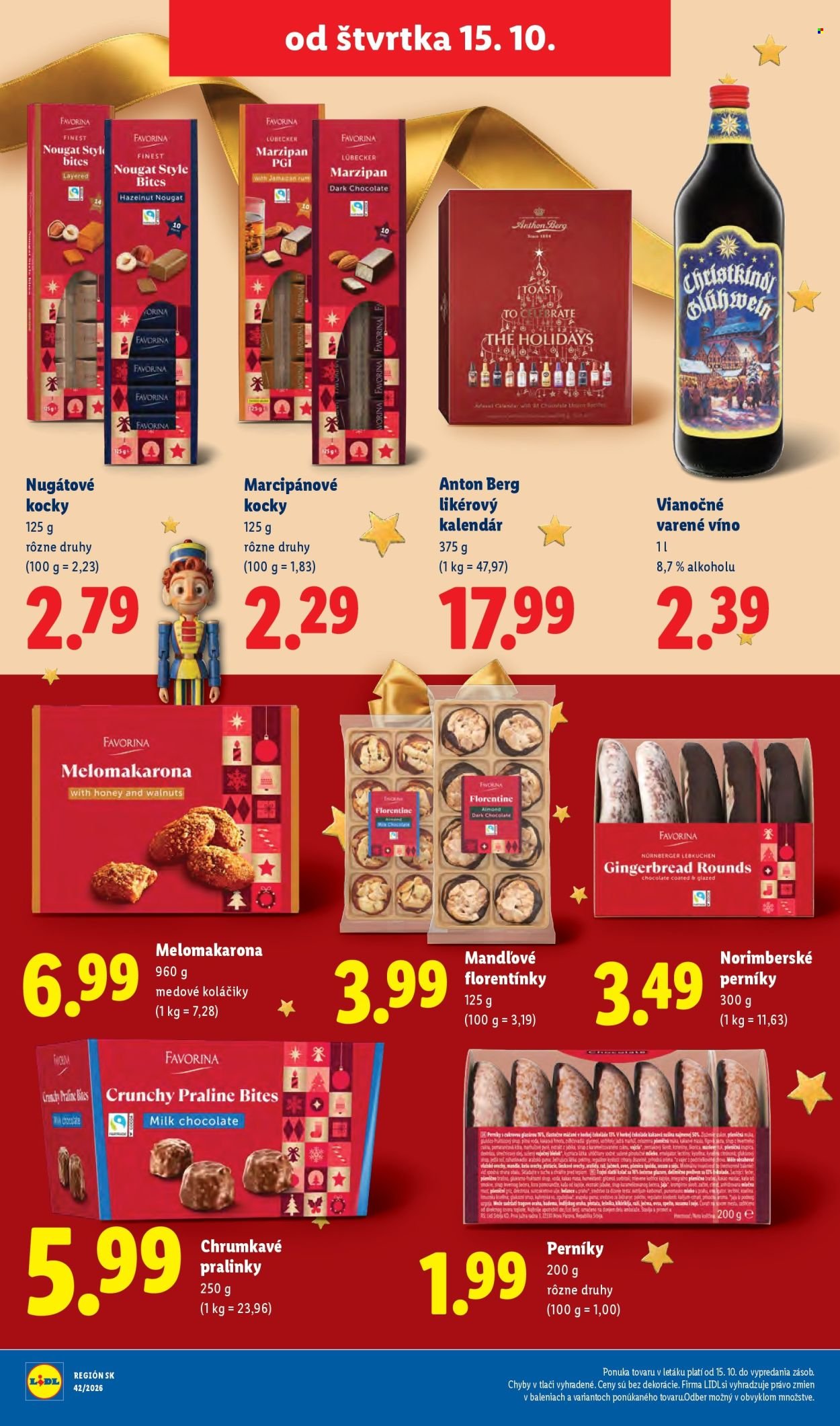 LIDL leták - Od pondelka 19.10.2026