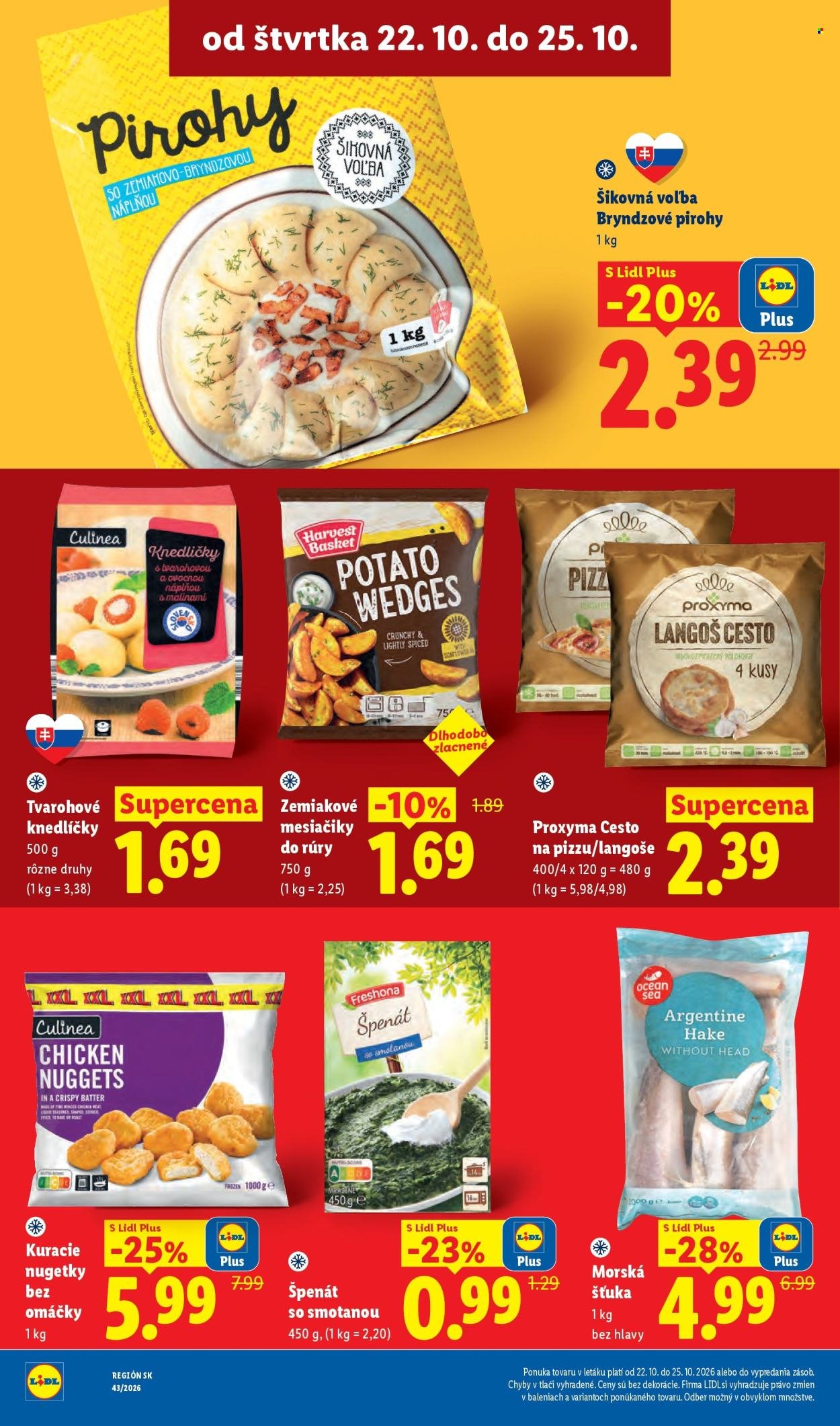 LIDL leták - Od pondelka 19.10.2026