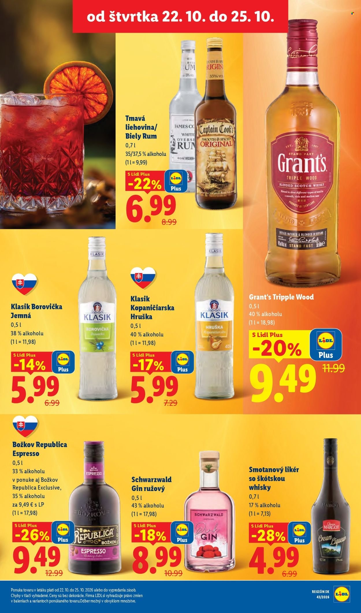 LIDL leták - Od pondelka 19.10.2026