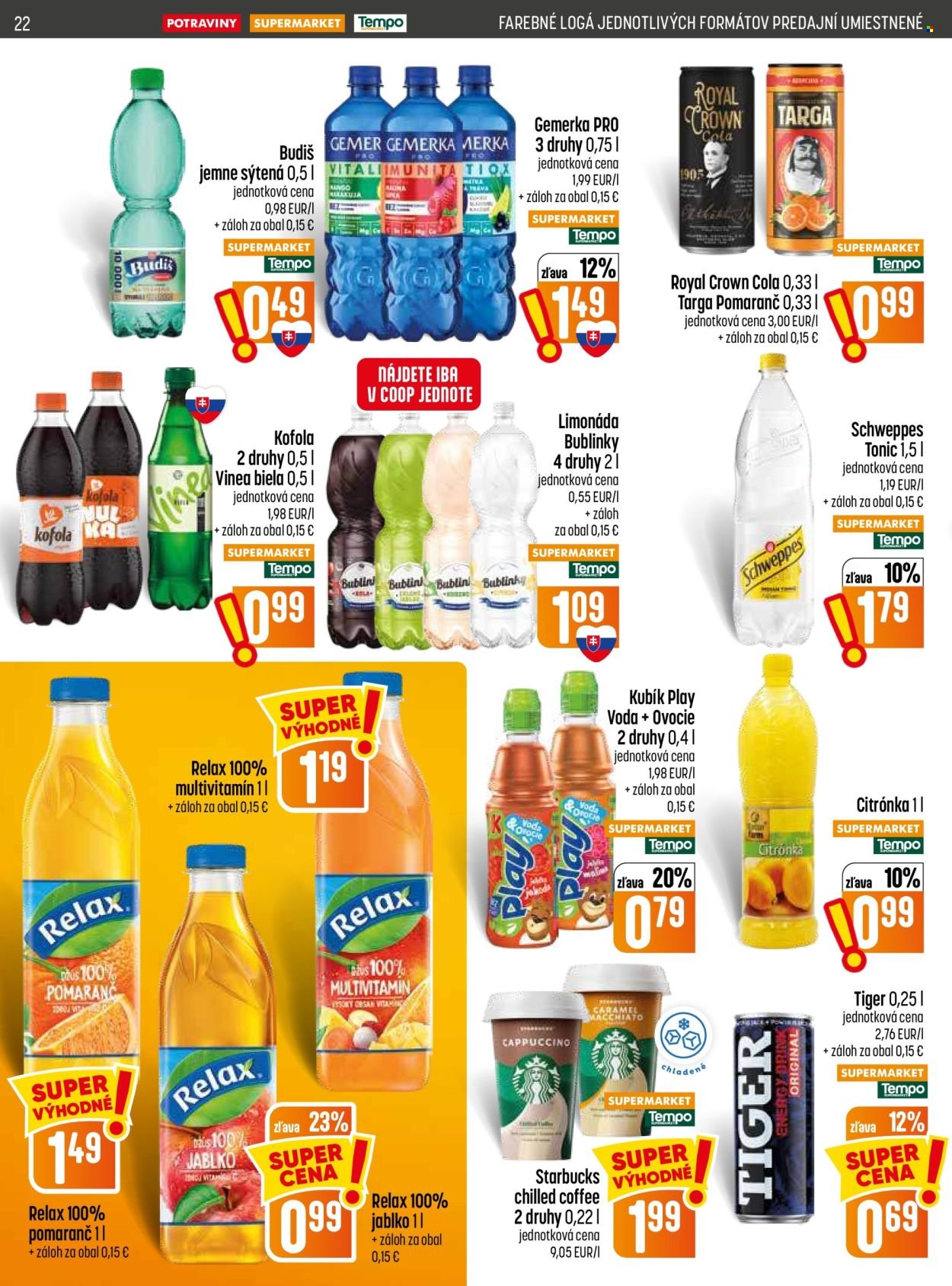 COOP JEDNOTA leták - Od štvrtka 23.7.2026