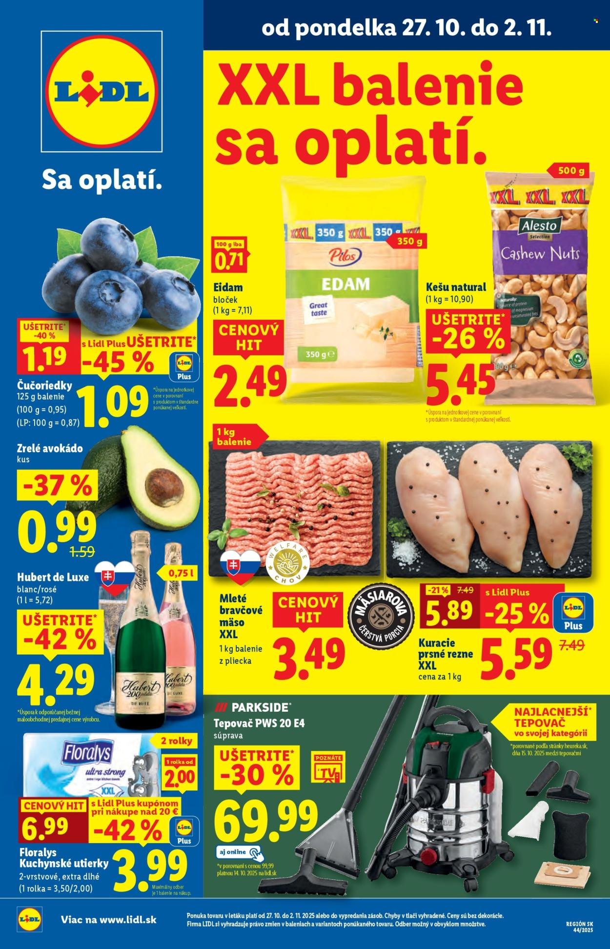 LIDL leták - Od pondelka 27.10.2025 (2025-10-27 - 2025-11-02) | 1