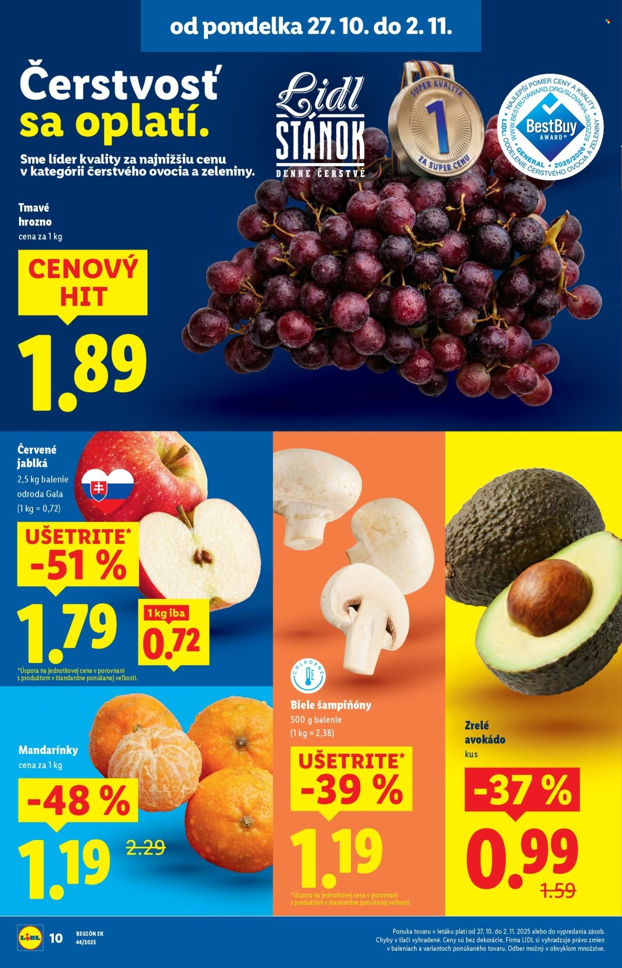 LIDL leták - Od pondelka 27.10.2025 (2025-10-27 - 2025-11-02) | 12