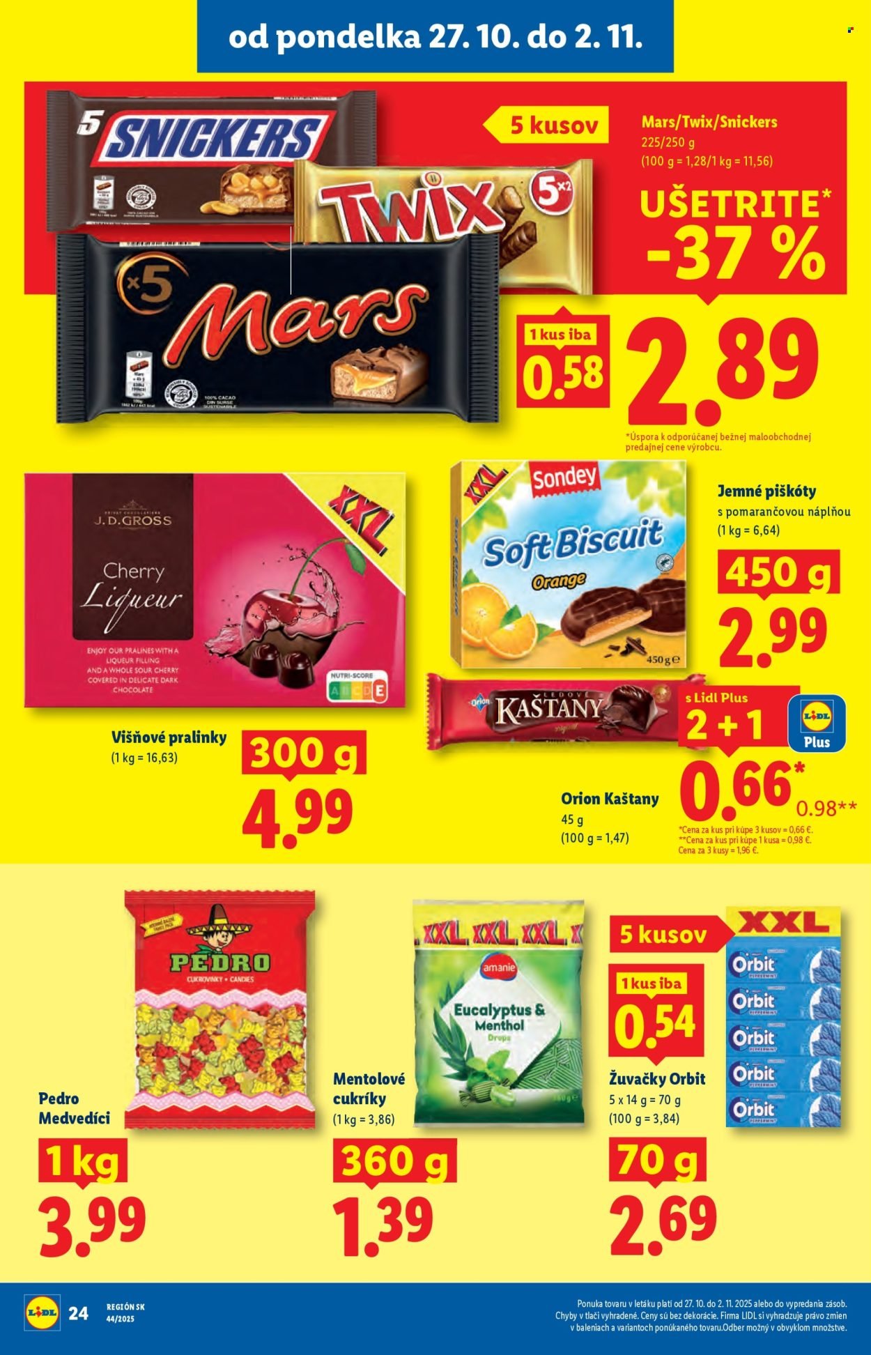 LIDL leták - Od pondelka 27.10.2025 (2025-10-27 - 2025-11-02) | 28