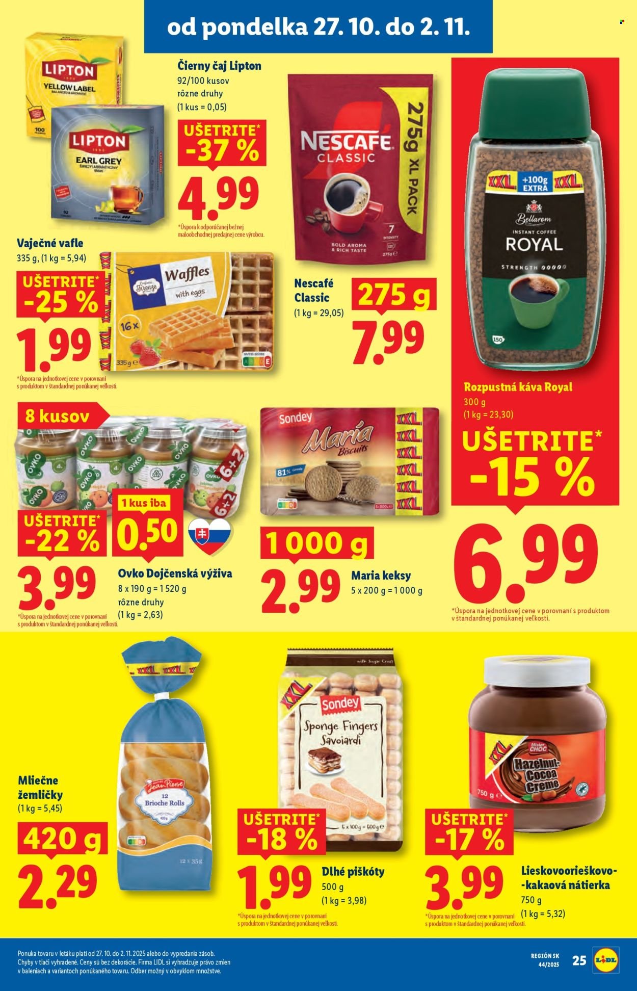 LIDL leták - Od pondelka 27.10.2025 (2025-10-27 - 2025-11-02) | 29