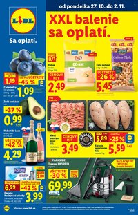 LIDL leták - Od pondelka 27.10.2025 (2025-10-27 - 2025-11-02)