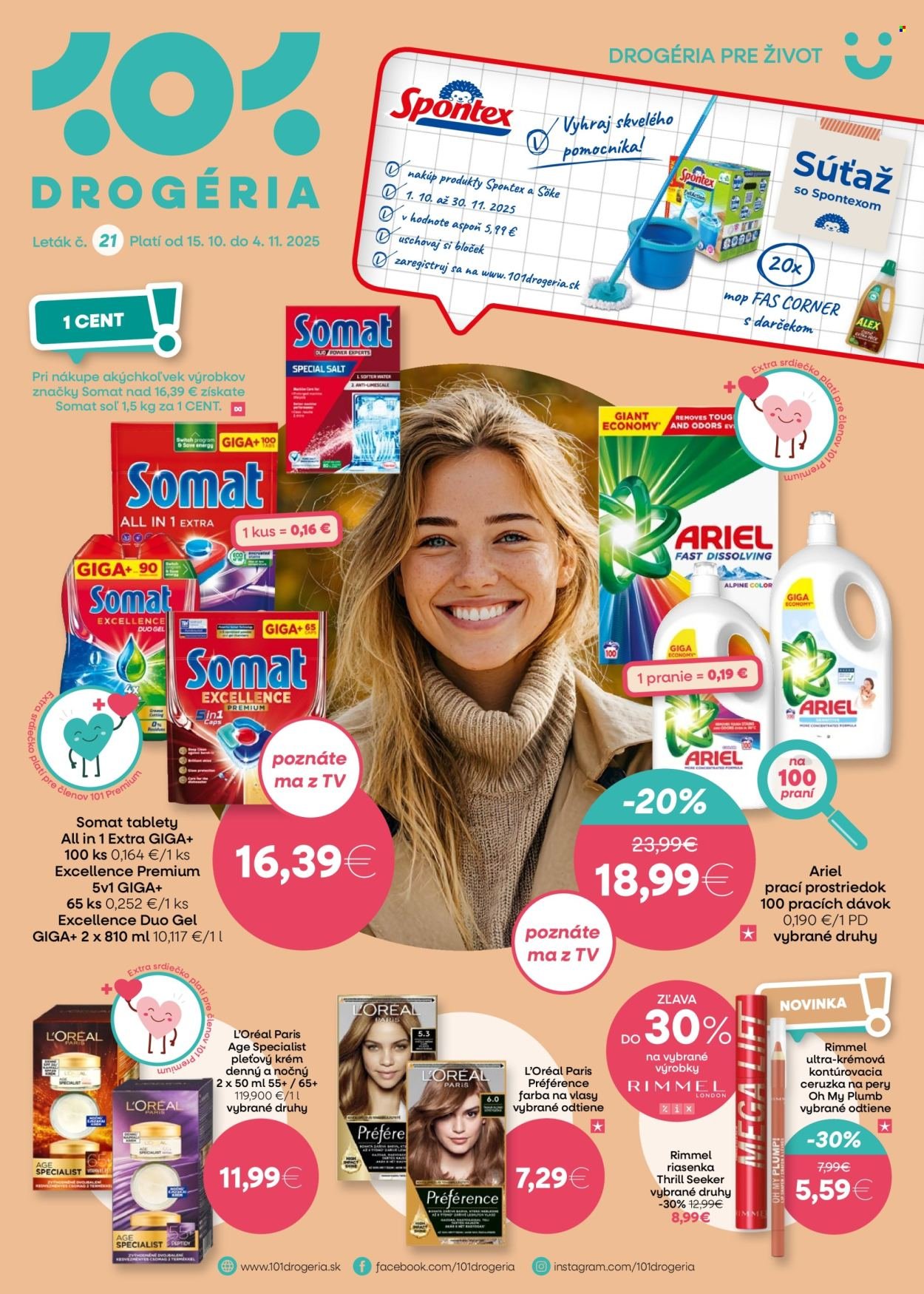 101 DROGERIE leták - Od stredy 15.10.2025 (2025-10-15 - 2025-11-04) | 1