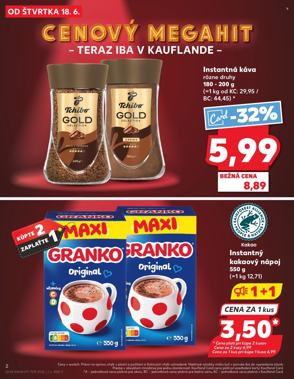 KAUFLAND leták - Od štvrtka 18.6.2026