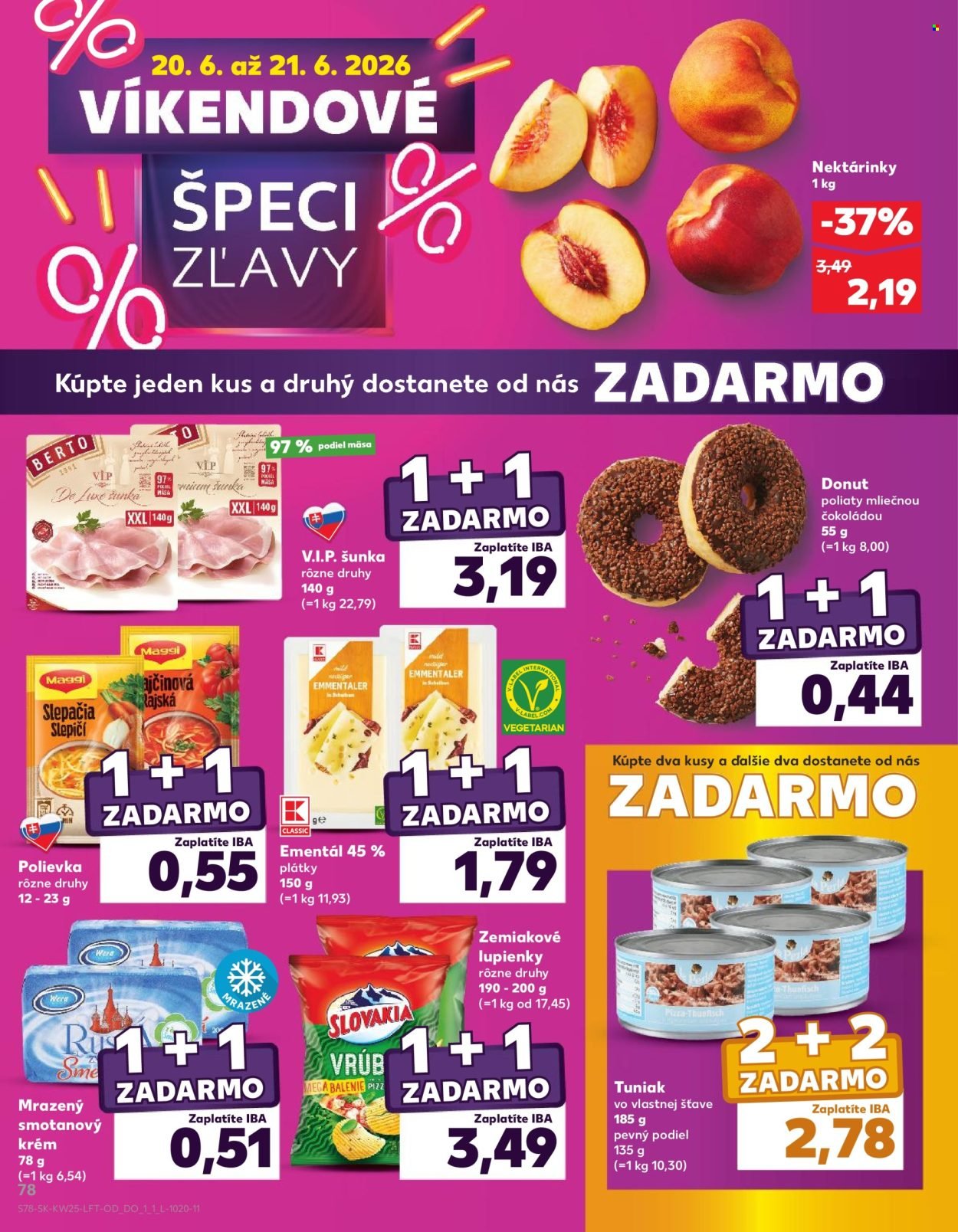KAUFLAND leták - Od štvrtka 18.6.2026