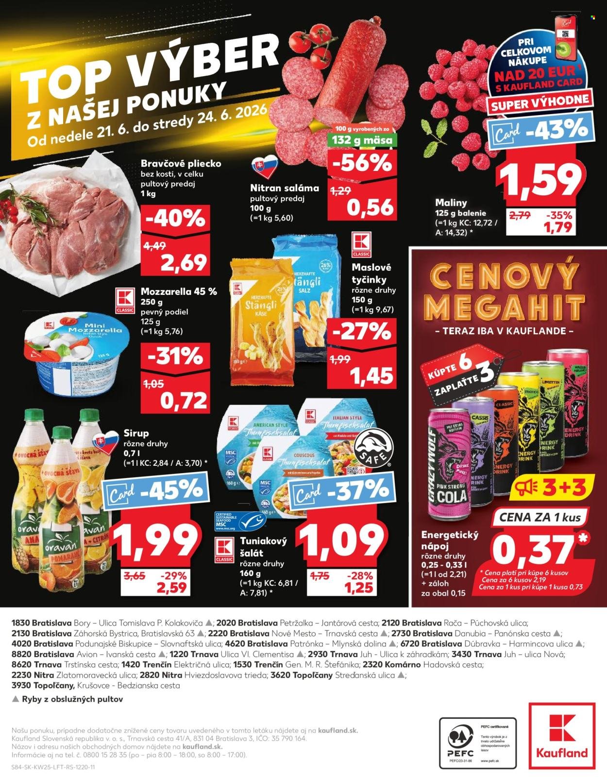 KAUFLAND leták - Od štvrtka 18.6.2026
