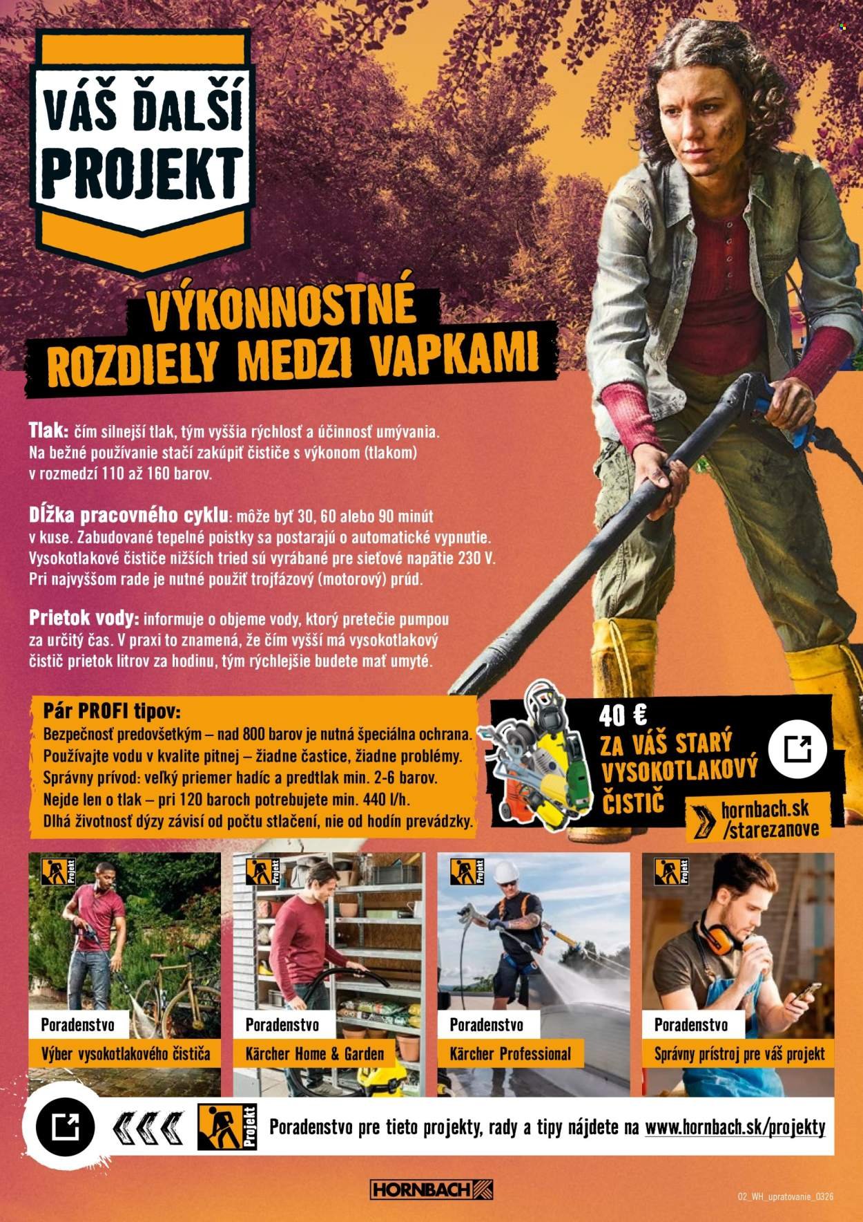 HORNBACH leták - Váš ďalší projekt - Jarné upratovanie (2026-03-25 - 2026-04-08) | 2