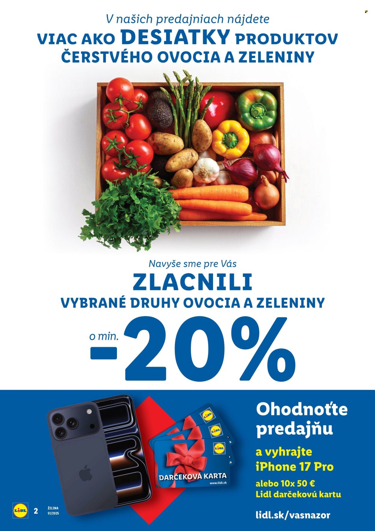 LIDL leták - Nová predajňa v Žiline (2025-12-15 - 2025-12-24) | 2