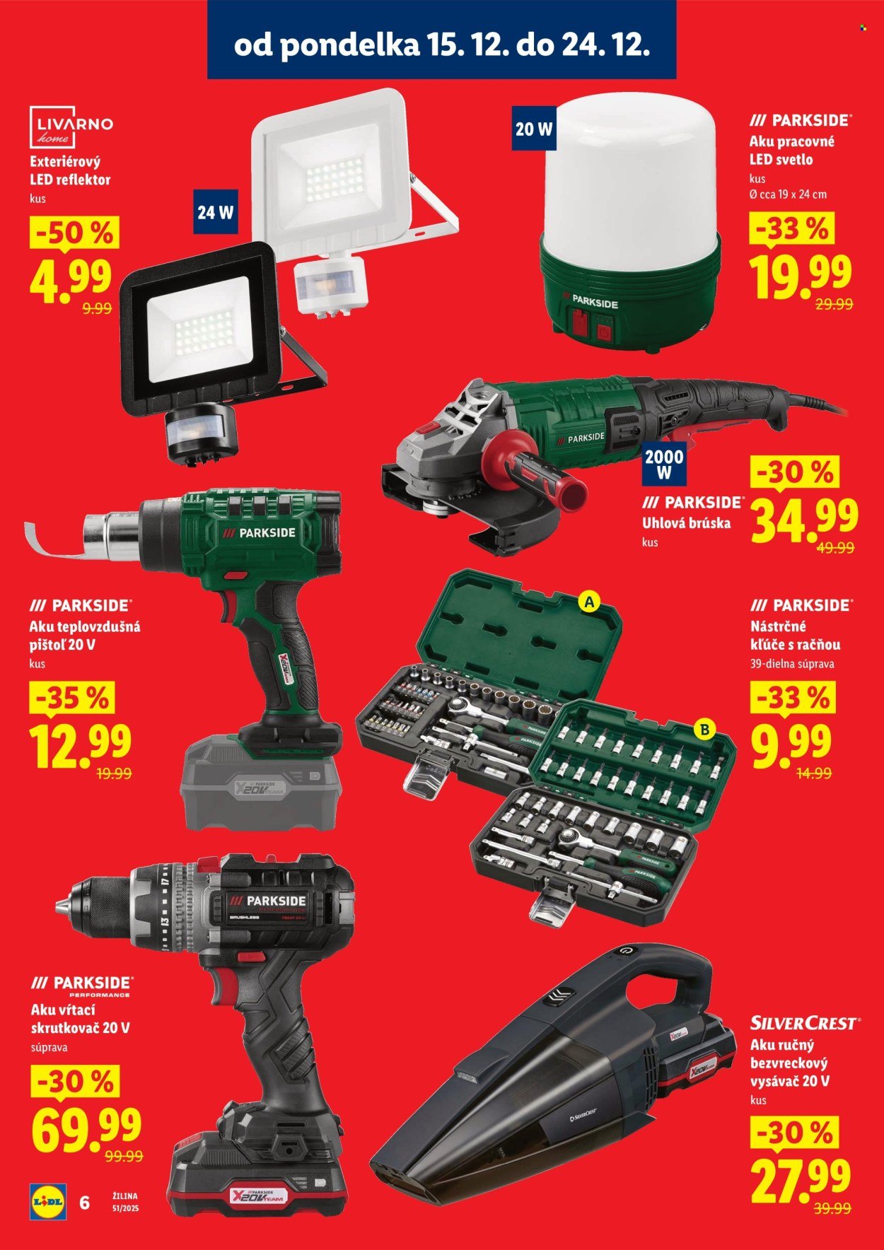 LIDL leták - Nová predajňa v Žiline (2025-12-15 - 2025-12-24) | 6