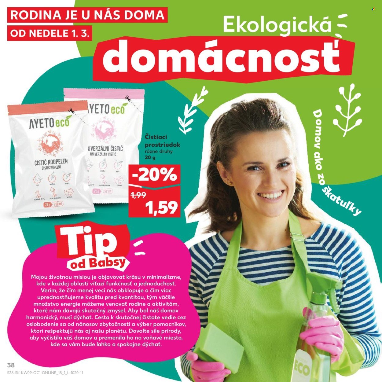 KAUFLAND leták - Rodina je u nás doma (2026-03-01 - 2026-03-31) | 38