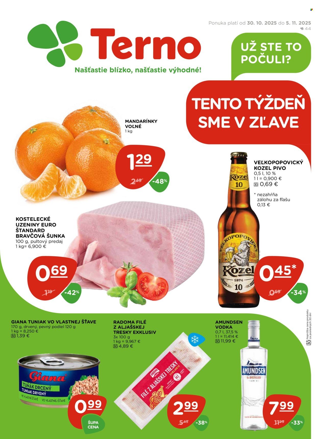 TERNO leták - Od štvrtka 30.10.2025 (2025-10-30 - 2025-11-05) | 1