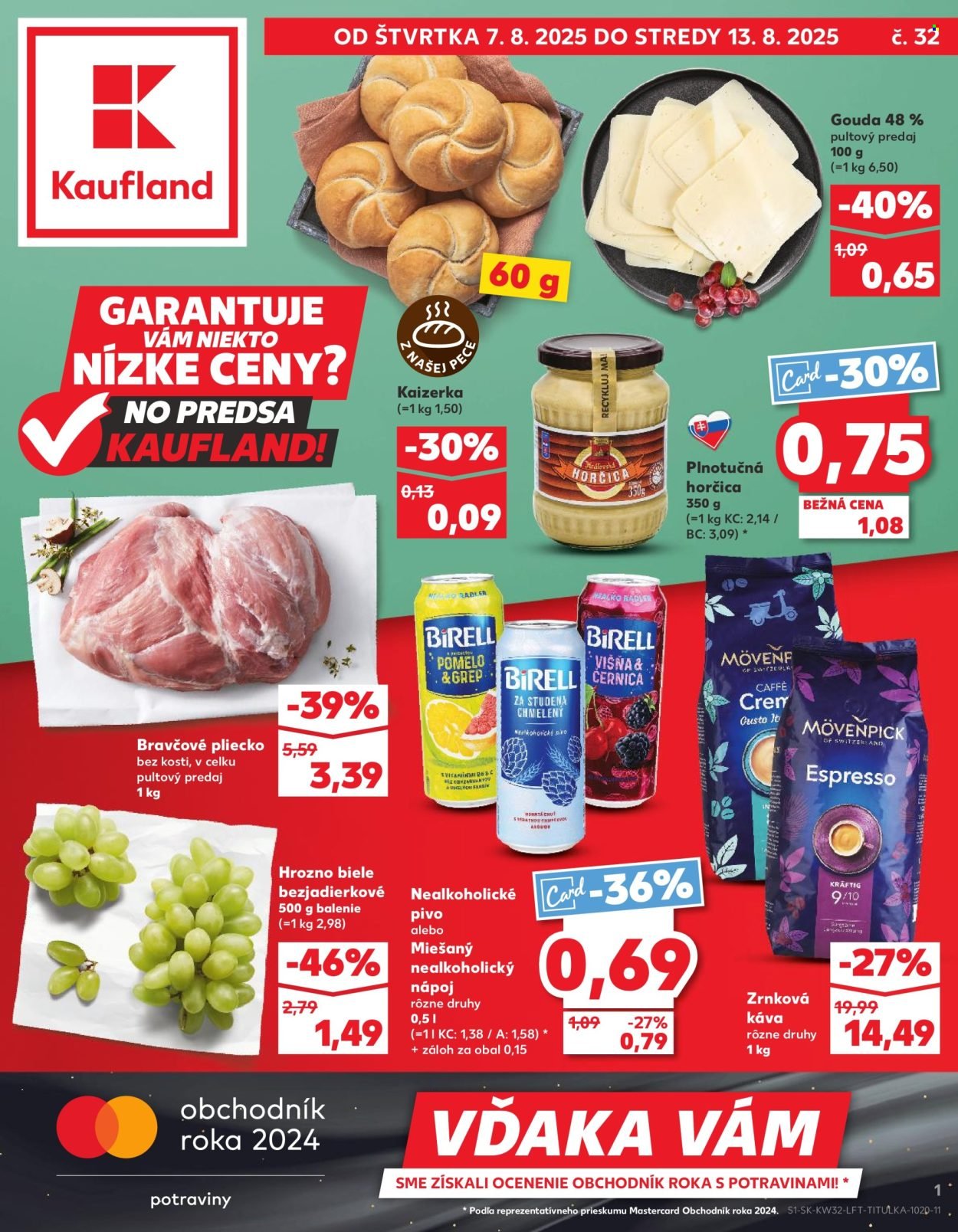 KAUFLAND leták - Od štvrtka 7.8.2025 (2025-08-07 - 2025-08-13) | 1