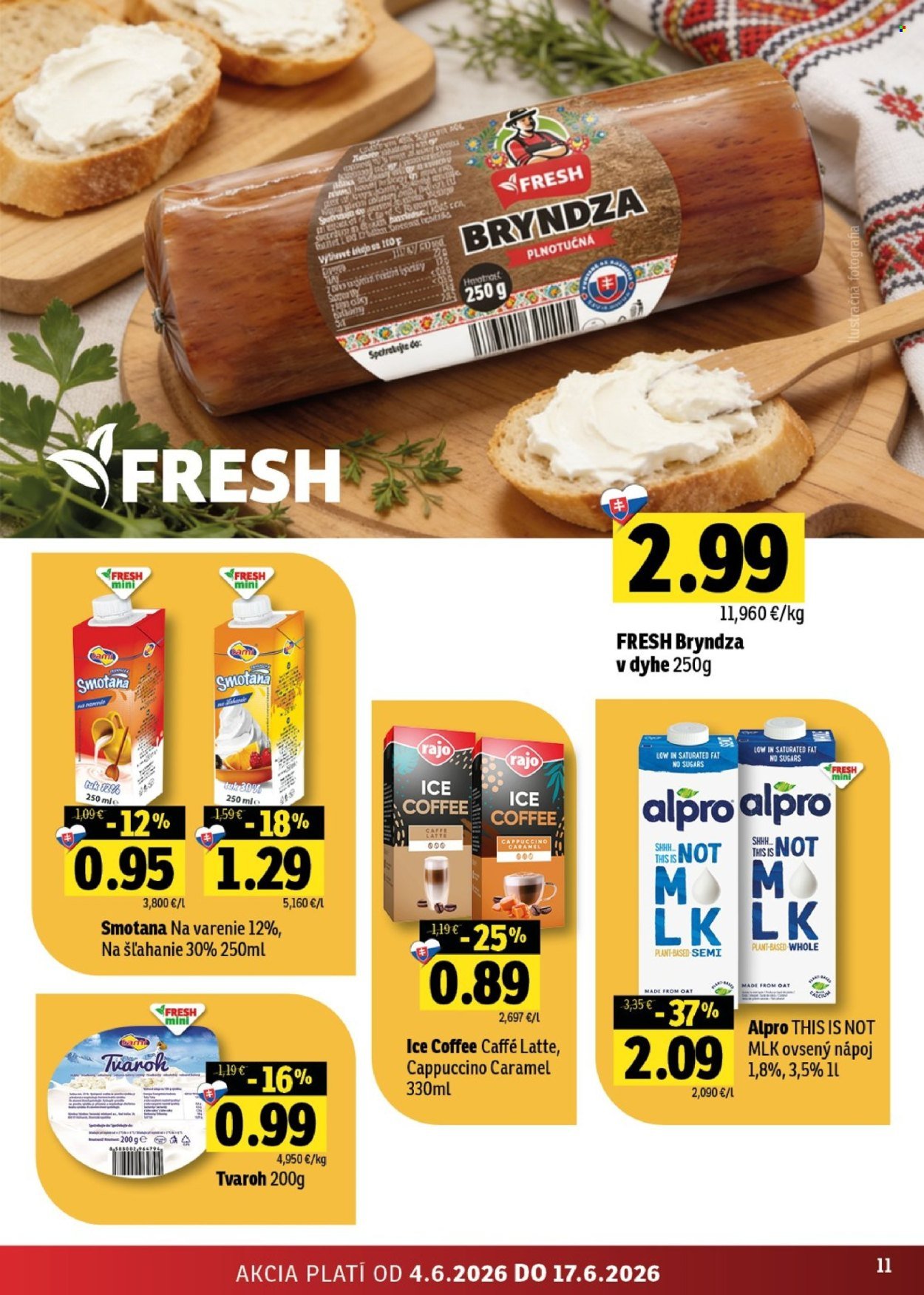 FRESH leták - Stredné a západné Slovensko