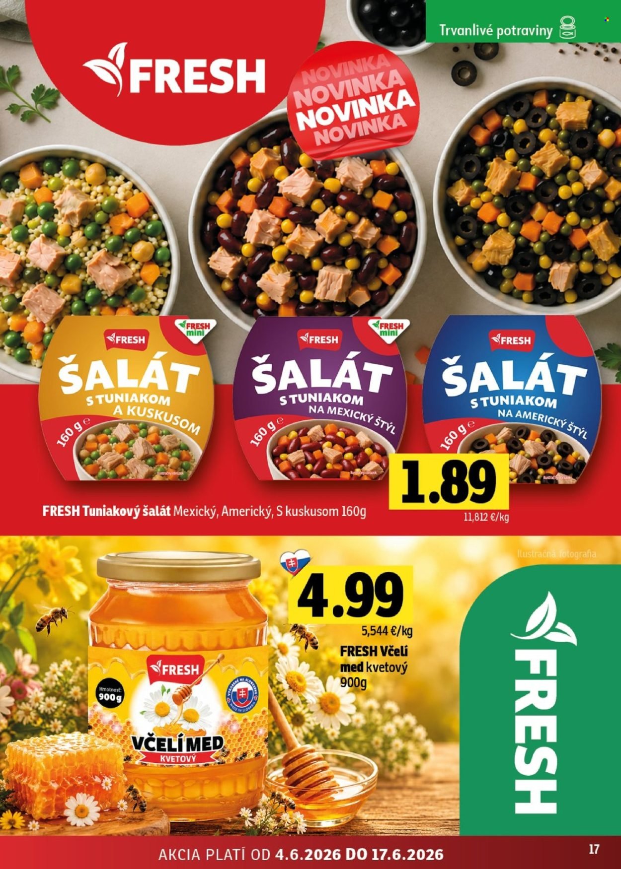 FRESH leták - Stredné a západné Slovensko