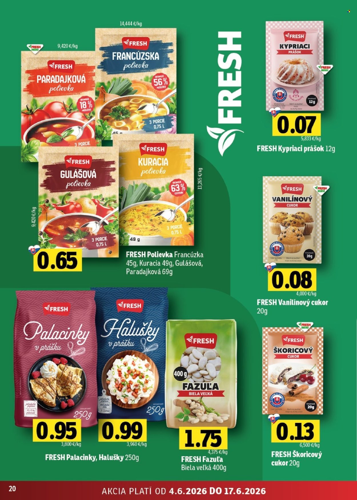 FRESH leták - Stredné a západné Slovensko