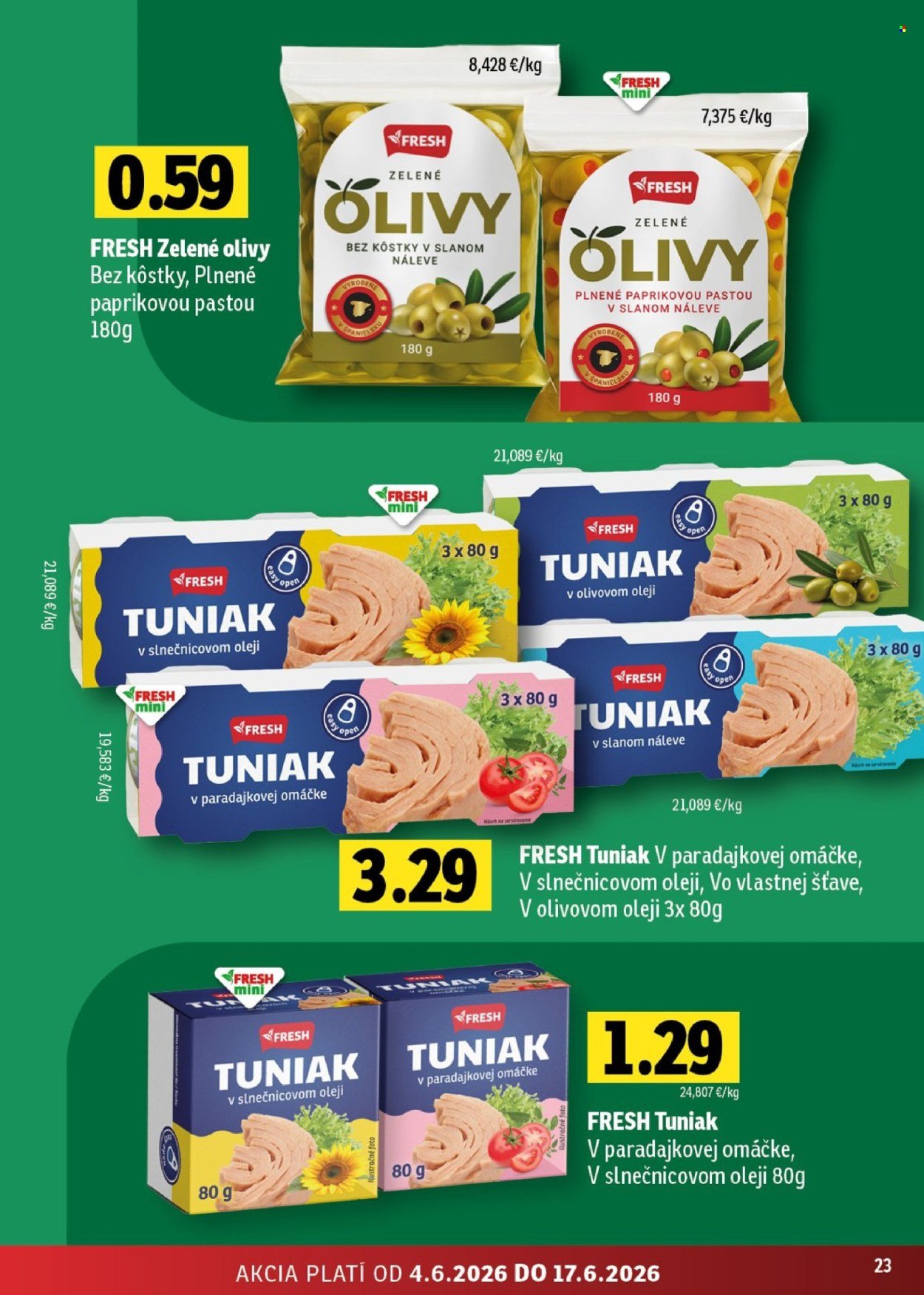 FRESH leták - Stredné a západné Slovensko