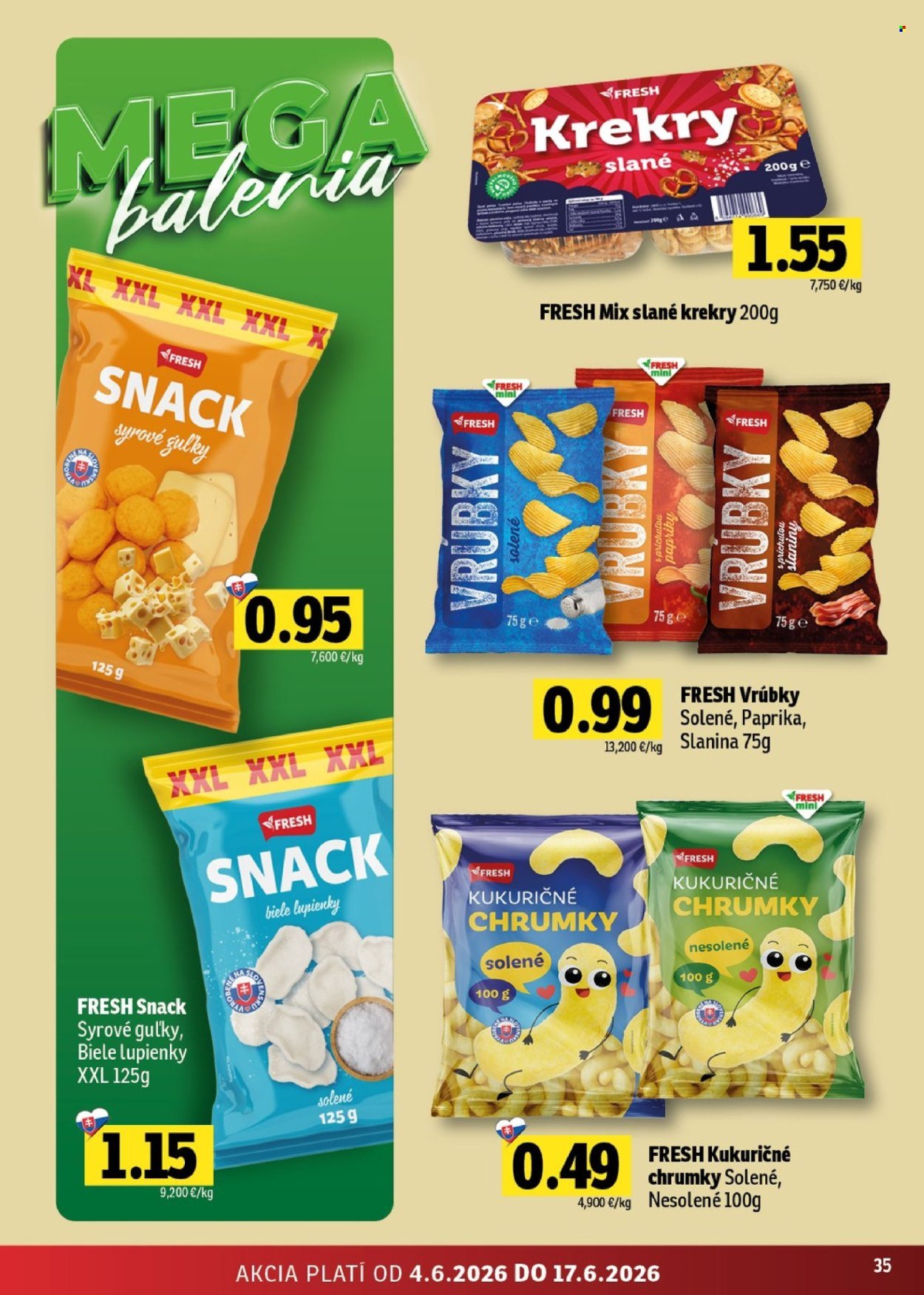 FRESH leták - Stredné a západné Slovensko