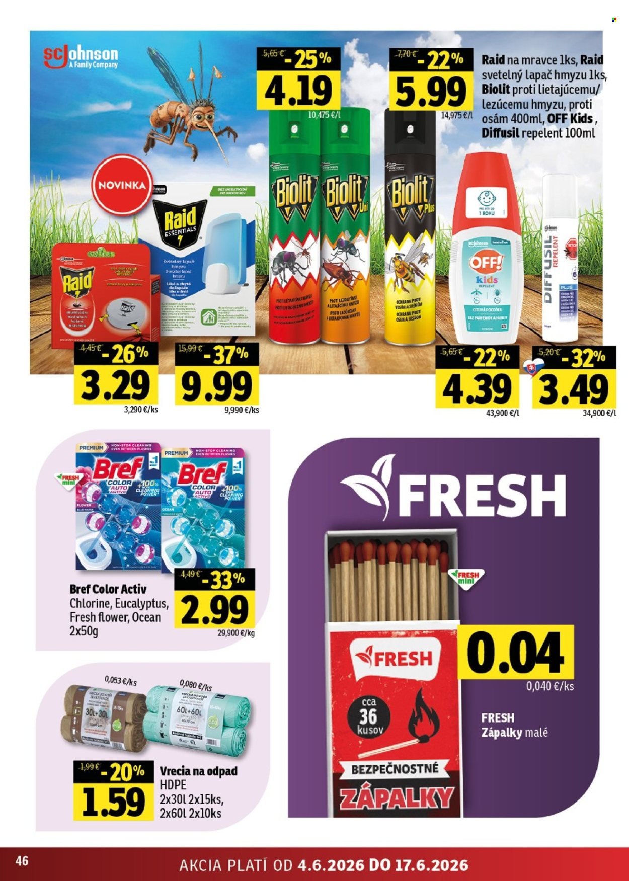FRESH leták - Stredné a západné Slovensko
