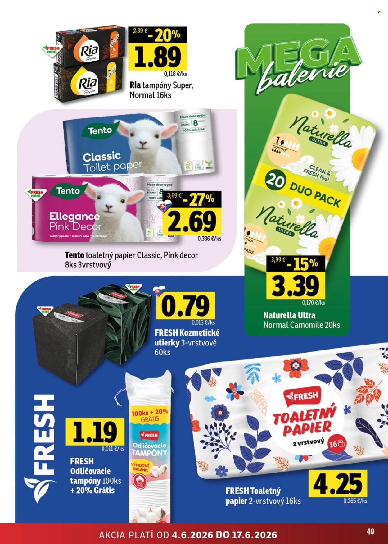 FRESH leták - Stredné a západné Slovensko