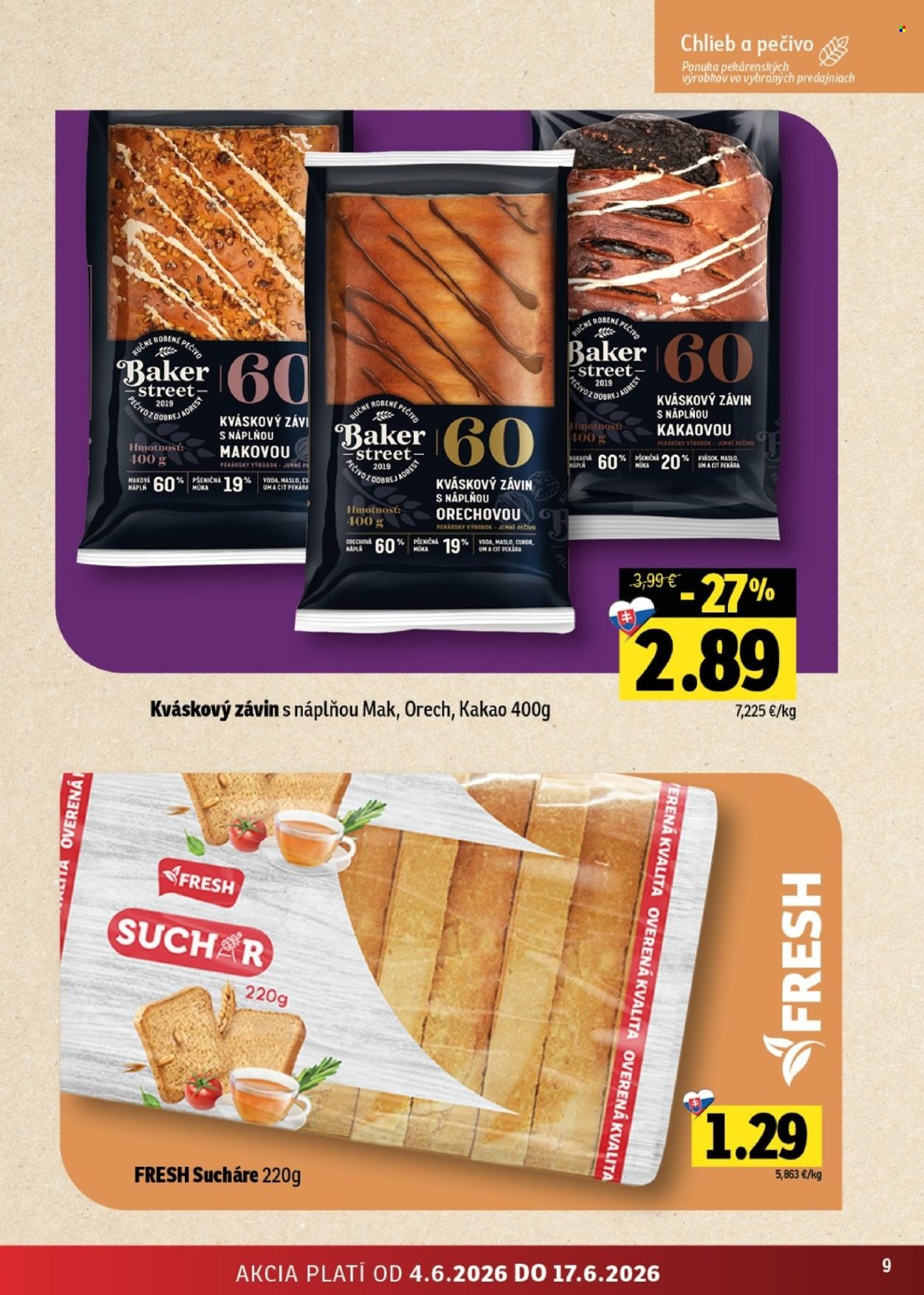 FRESH leták - Stredné a západné Slovensko