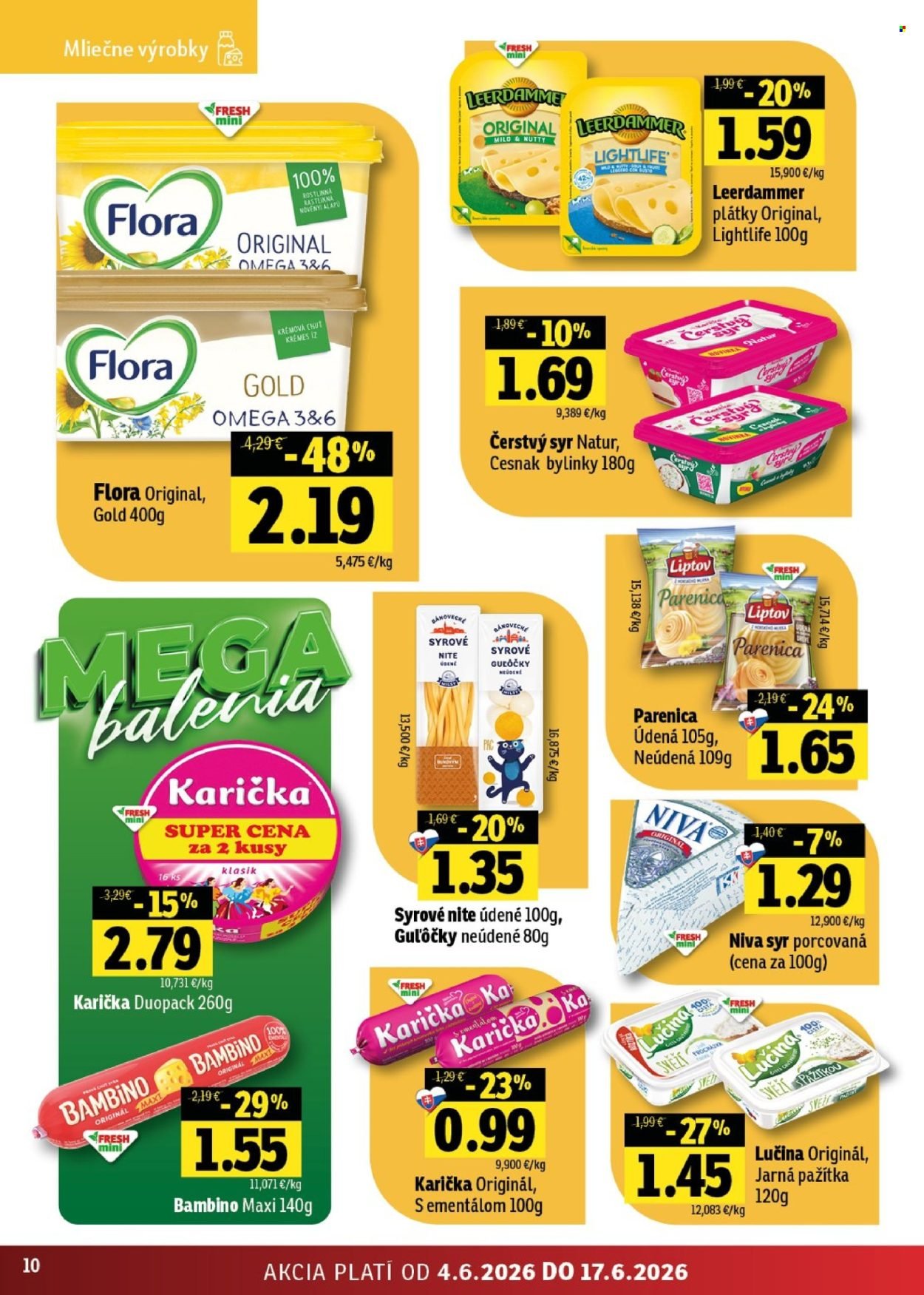 FRESH leták - Stredné a západné Slovensko