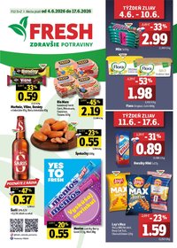 FRESH leták - Stredné a západné Slovensko
