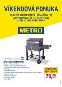 METRO leták - Víkendová ponuka (2026-05-07 - 2026-05-10)
