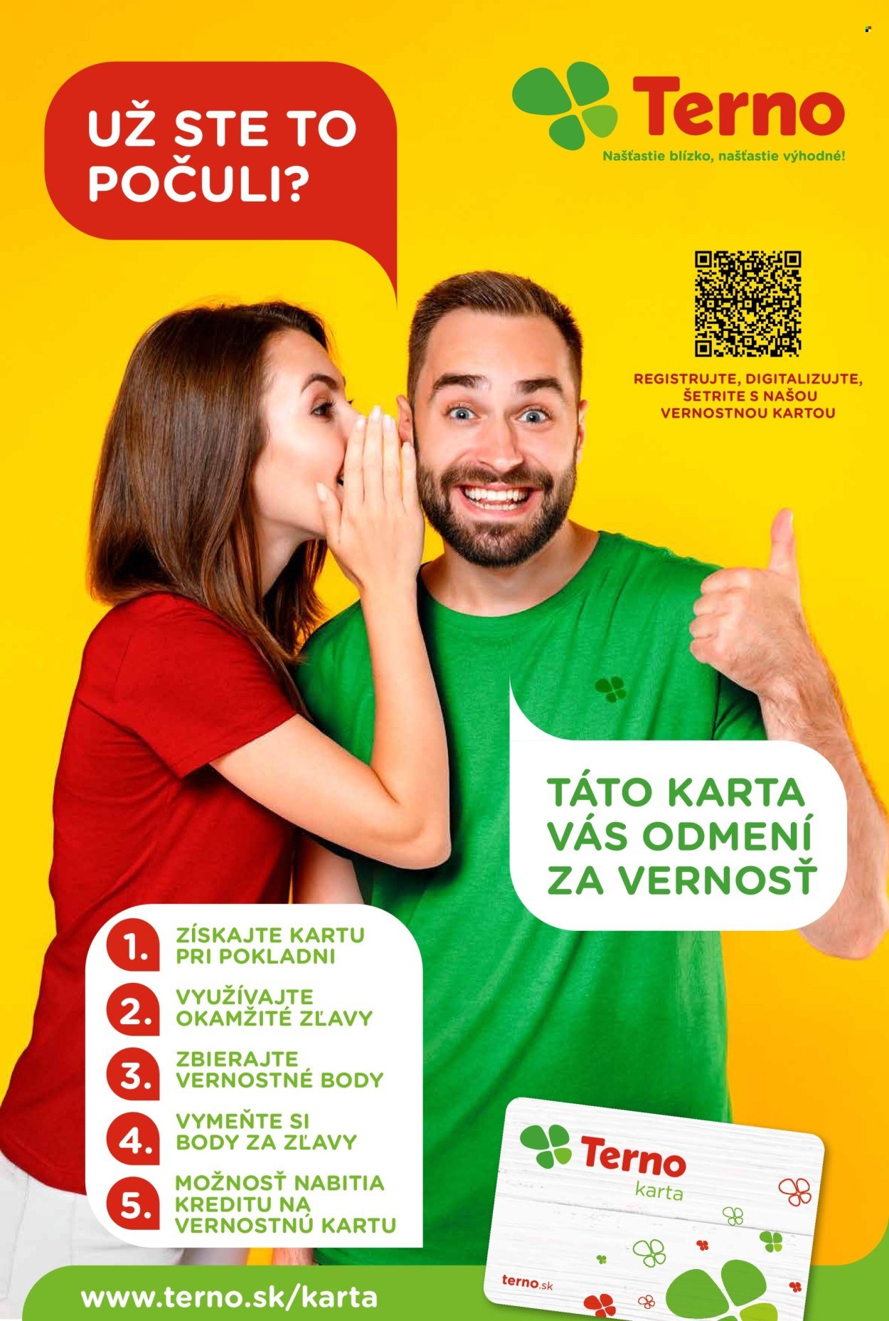 TERNO leták - Od štvrtka 6.8.2026