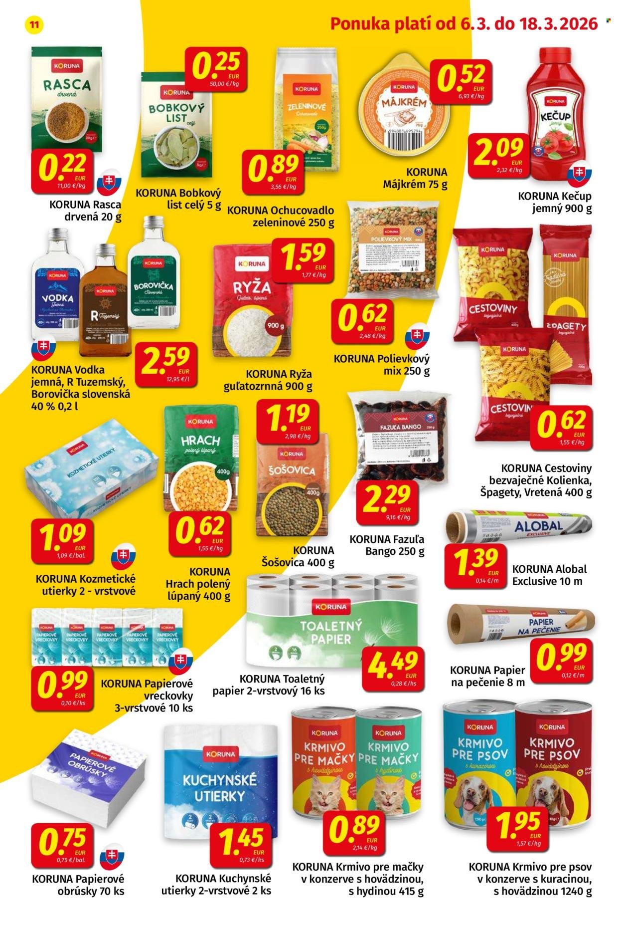 POTRAVINY KORUNA leták - Od piatka 6.3.2026 (2026-03-06 - 2026-03-18) | 11