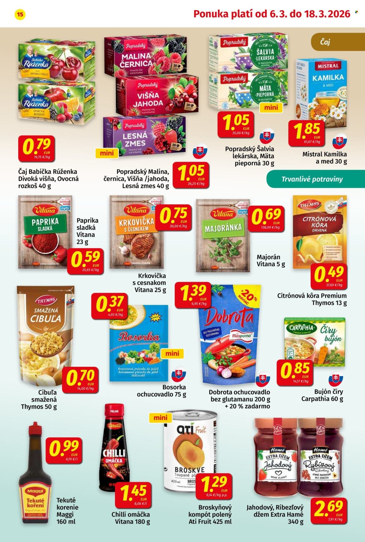 POTRAVINY KORUNA leták - Od piatka 6.3.2026 (2026-03-06 - 2026-03-18) | 15