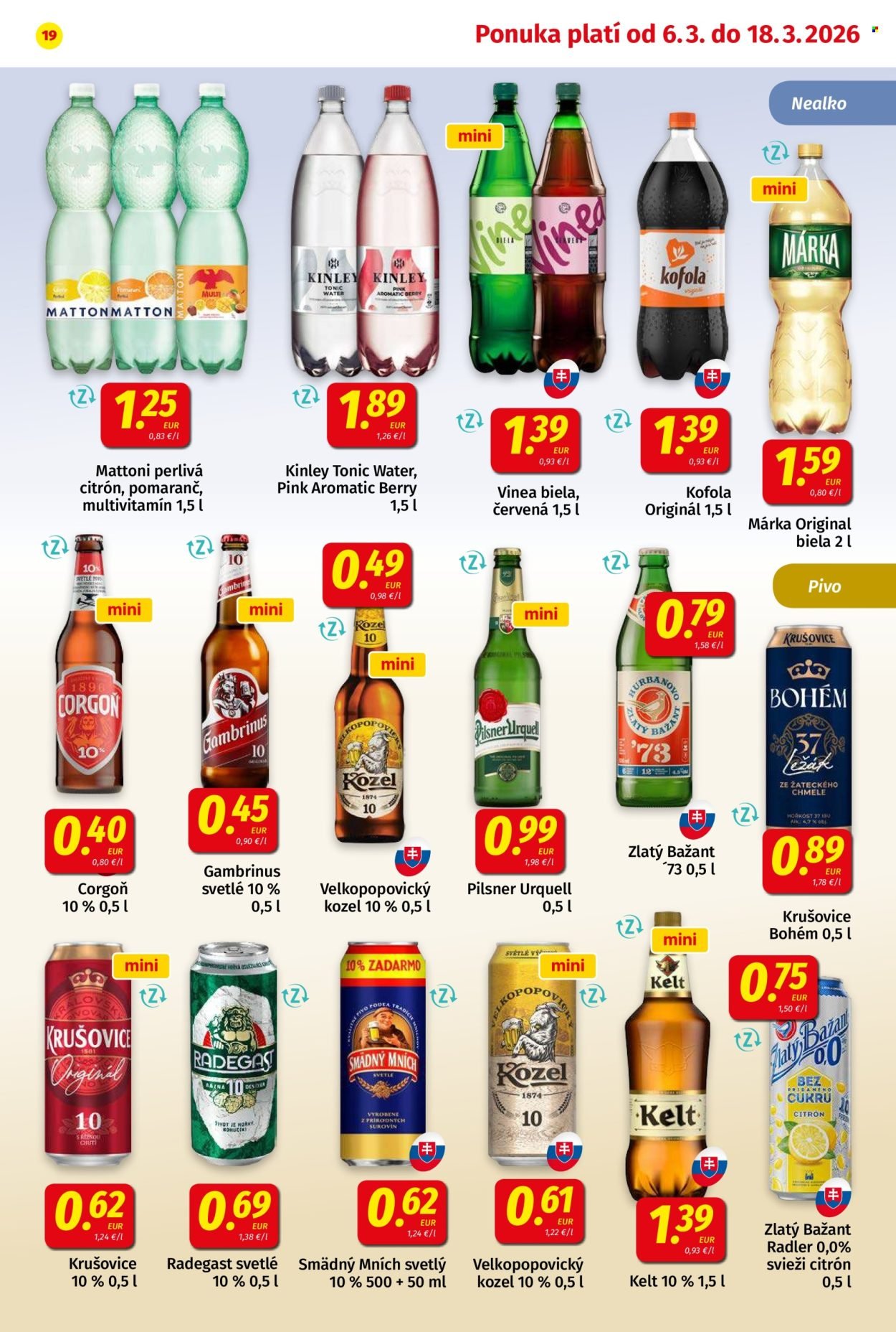 POTRAVINY KORUNA leták - Od piatka 6.3.2026 (2026-03-06 - 2026-03-18) | 19