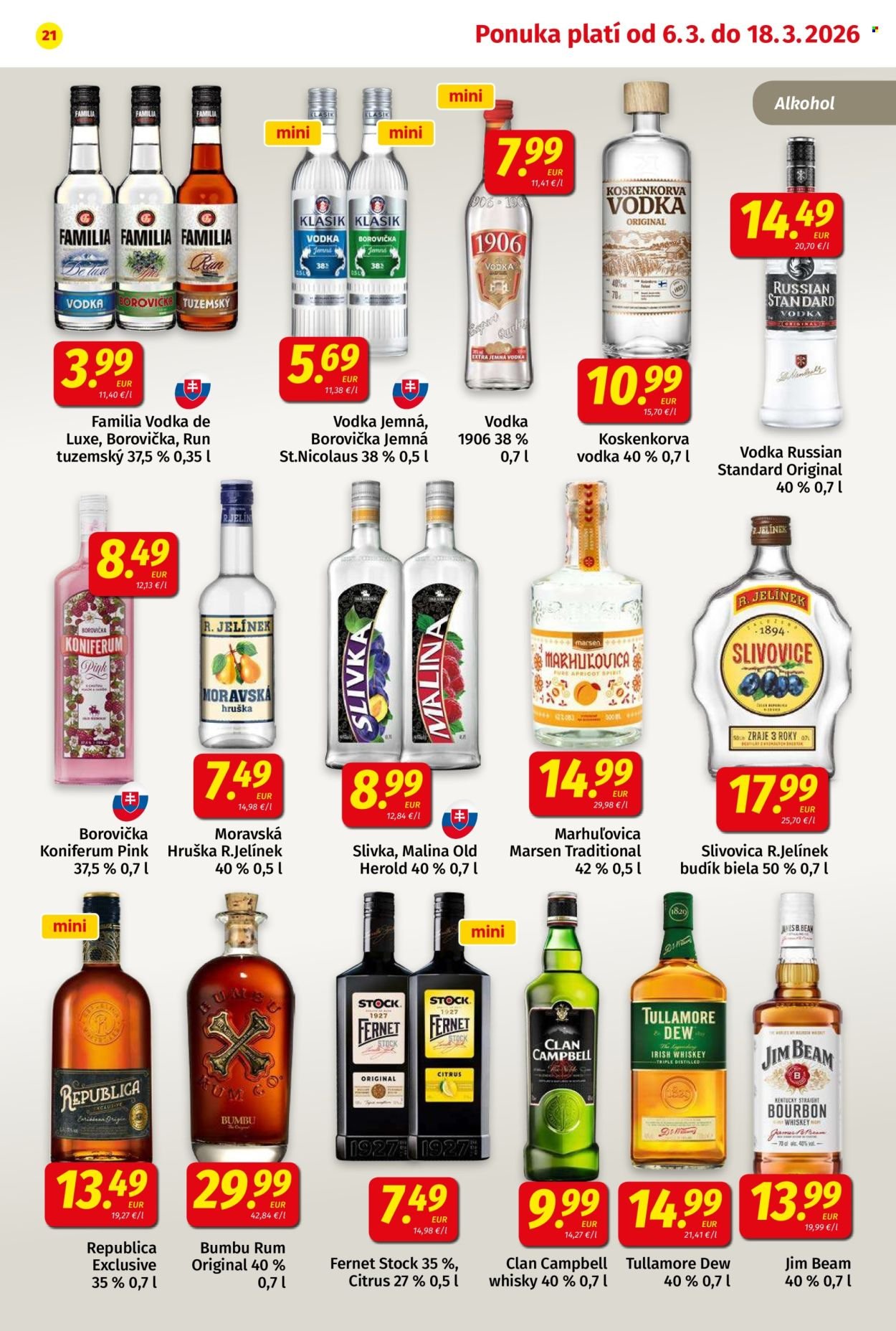 POTRAVINY KORUNA leták - Od piatka 6.3.2026 (2026-03-06 - 2026-03-18) | 21